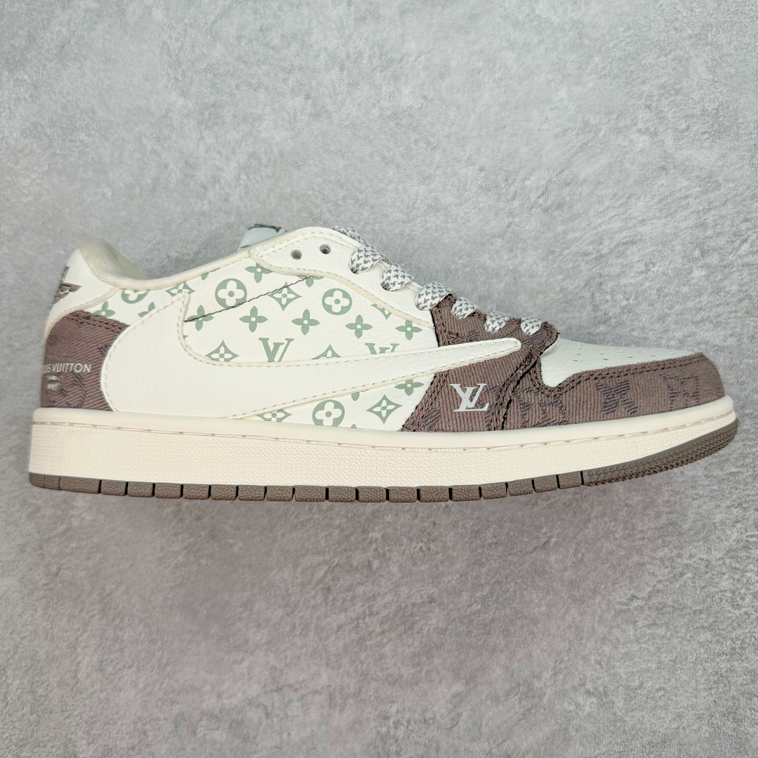 💰250 TS x Air Jordan AJ1 Low 倒钩低帮联名定制配色 SJ2068-105 原厂内置气垫魔块 A模大底 头层小牛皮 鞋舌AJ原厂专用牛津布+AJ专用反口珍珠布+原厂无杂质高弹内里海棉+特殊封边弹力鞋带 SIZE：36 36.5 37.5 38 38.5 39 40 40.5 41 42 42.5 43 44 44.5 45 46 47.5 编码：Dby3936020-运动鞋