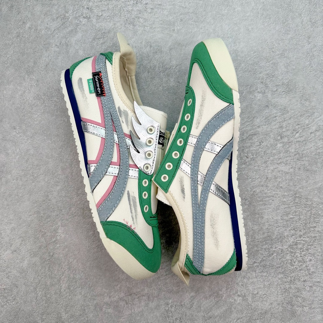 图片[3]-💰160 Asics Onitsuka Tiger MEXICO 66 亚瑟士鬼冢虎复古经典板鞋 市场王者选手 海外订单工厂出品 长期生产补货永不断码 超成熟稳定的做工品控  原装全套纸板楦头开发 原汁原味 完美呈现版型 私模正确鞋底咬花纹路 一比一鞋头弧度高度鞋身弧度 绝不口嗨 细节品控鞋型随意秒杀市面 原档咬花纹路私模大底 一个单元有六个三角形 总体形拼接呈现花瓣状 官方四联吊牌 原装Ortholite轻量化鞋垫 原盒原配 质保卡 说明书 钢印防尘纸  纸板中底带钢印 乳胶组合鞋垫 支持全方位的对比专柜 产品从款式颜色造型上体现出追求舒适和细节的完美 鞋类更是推崇手工制作的严谨与完美 融舒适性与可穿性的设计风格 注重细节的完美和别致魅力 既保持稳重 又不失轻松的时尚感 尺码：36 37 37.5 38 39 39.5 40 40.5 41.5 42 42.5 43.5 44 45 编码：Sby2936030-运动鞋