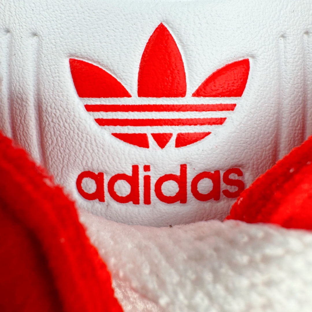 图片[13]-＃纯原 AD Gazelle Beach Slide 羚羊海滩系列经典沙滩百搭休闲运动拖鞋“红白”JQ7424 采用环保牛巴磨砂革鞋面材质 双层组合轻量鞋床#耐磨EVA材质压模大底 尺码： 36-45-选品中心