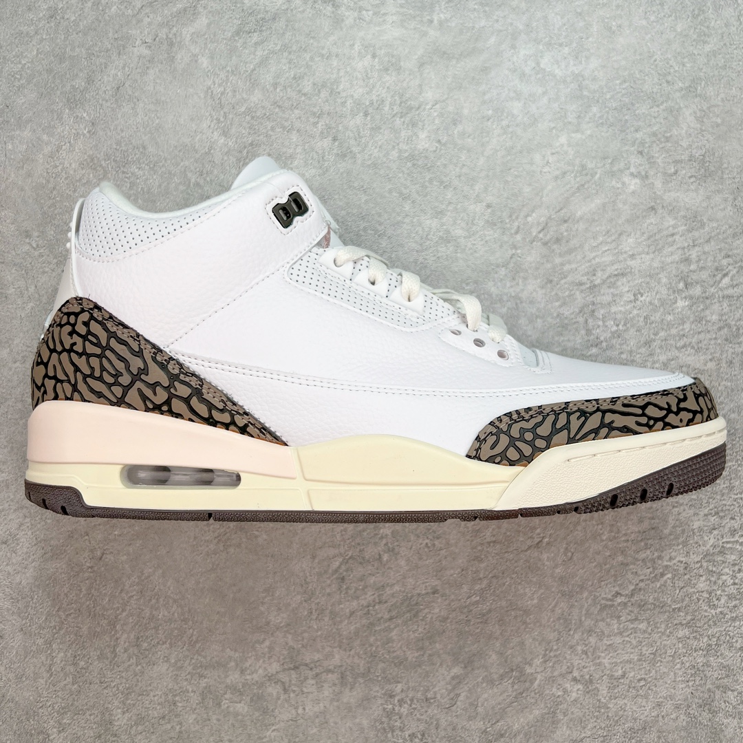 图片[5]-💰140 ＃FQ福利特价‼Air Jordan AJ3 Retro 口碑大厂出品 原纸板楦头开发 定制优质皮料 完美鞋型匹配公司货 正确TPU鞋舌锁扣 最新原厂底模 大底卡色咬花完美 鞋柜必备鞋款 终端现货供应 尺码：40 40.5 41 42 42.5 43 44 44.5 45 46 47.5 编码：by2936010-运动鞋