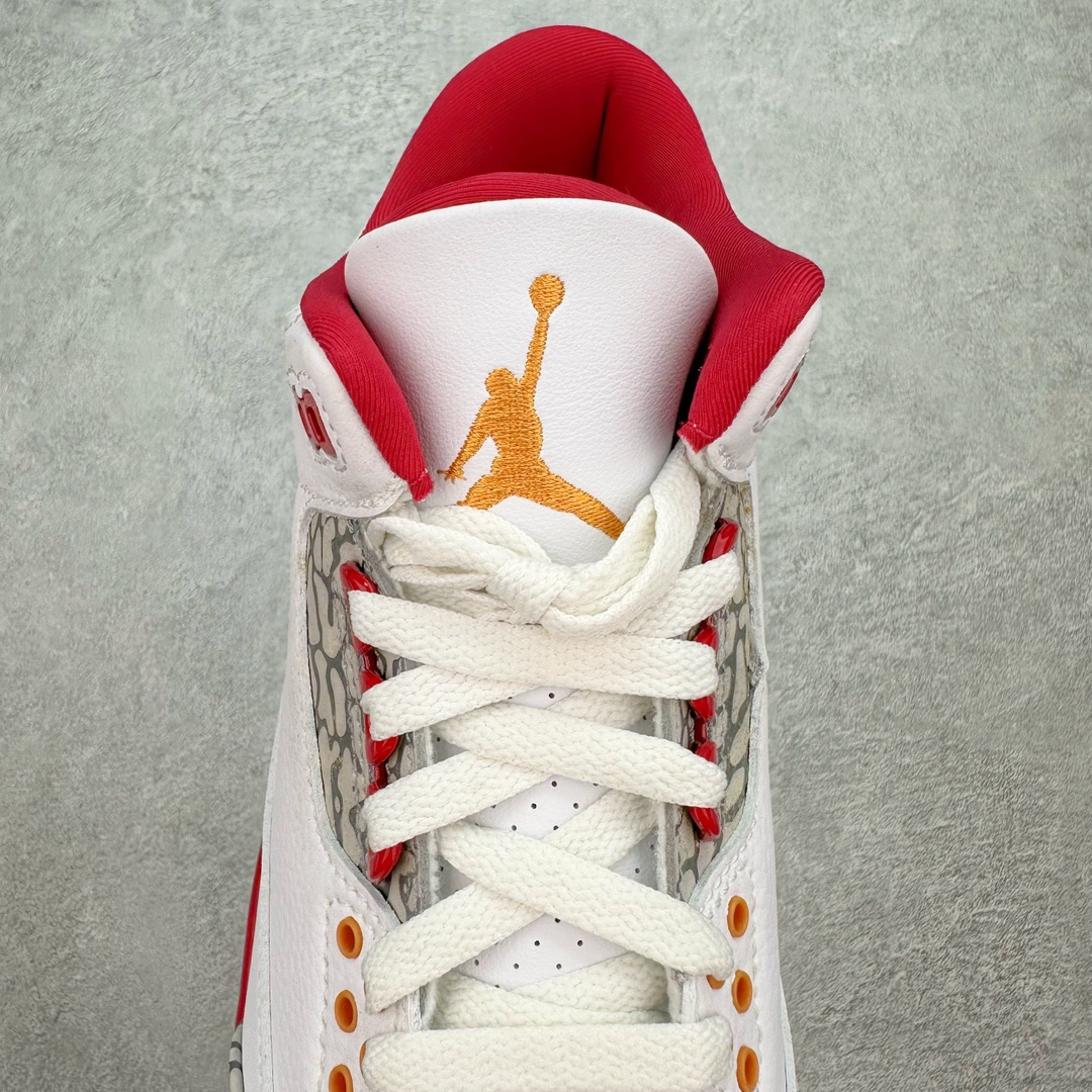 图片[5]-💰140 ＃FQ福利特价‼Air Jordan AJ3 Retro 白酒红 红雀配色 CT8532-126 口碑大厂出品 原纸板楦头开发 定制优质皮料 完美鞋型匹配公司货 正确TPU鞋舌锁扣 最新原厂底模 大底卡色咬花完美 鞋柜必备鞋款 终端现货供应 尺码：40 40.5 41 42 42.5 43 44 44.5 45 46 47.5 编码：by2936010-运动鞋