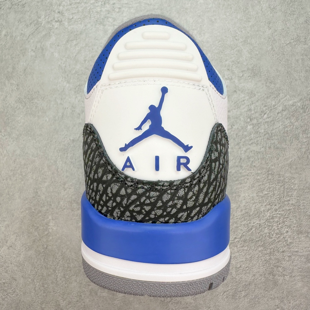 图片[8]-💰140 ＃FQ福利特价‼Air Jordan AJ3 Retro 小闪电白蓝 CT8532-145 口碑大厂出品 原纸板楦头开发 定制优质皮料 完美鞋型匹配公司货 正确TPU鞋舌锁扣 最新原厂底模 大底卡色咬花完美 鞋柜必备鞋款 终端现货供应 尺码：36 36.5 37.5 38 38.5 39 40 40.5 41 42 42.5 43 44 44.5 45 46 47.5 编码：by2936010-运动鞋