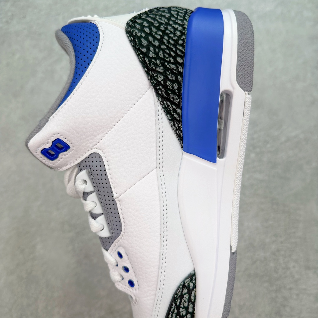 图片[7]-💰140 ＃FQ福利特价‼Air Jordan AJ3 Retro 小闪电白蓝 CT8532-145 口碑大厂出品 原纸板楦头开发 定制优质皮料 完美鞋型匹配公司货 正确TPU鞋舌锁扣 最新原厂底模 大底卡色咬花完美 鞋柜必备鞋款 终端现货供应 尺码：36 36.5 37.5 38 38.5 39 40 40.5 41 42 42.5 43 44 44.5 45 46 47.5 编码：by2936010-运动鞋