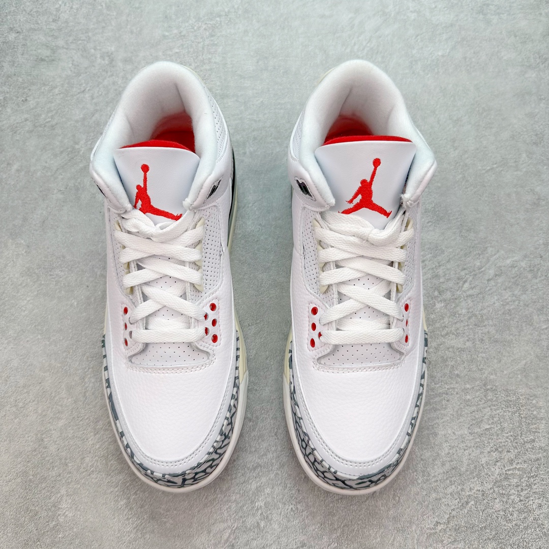 图片[2]-💰140 ＃FQ福利特价‼Air Jordan AJ3 Retro 做旧白水泥 DN3707-100 口碑大厂出品 原纸板楦头开发 定制优质皮料 完美鞋型匹配公司货 正确TPU鞋舌锁扣 最新原厂底模 大底卡色咬花完美 鞋柜必备鞋款 终端现货供应 尺码：36 36.5 37.5 38 38.5 39 40 40.5 41 42 42.5 43 44 44.5 45 46 47.5 编码：by2936010-运动鞋