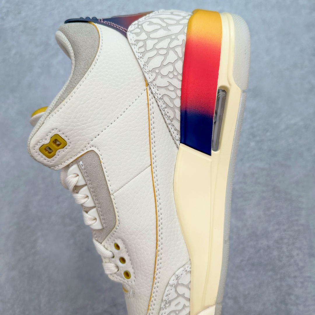 图片[7]-💰140 ＃FQ福利特价‼J Balvin x Air Jordan AJ3 联名白蓝红 彩虹渐变 FN0344-901 口碑大厂出品 原纸板楦头开发 定制优质皮料 完美鞋型匹配公司货 正确TPU鞋舌锁扣 最新原厂底模 大底卡色咬花完美 鞋柜必备鞋款 终端现货供应 尺码：40 40.5 41 42 42.5 43 44 44.5 45 46 47.5 编码：by2936010-运动鞋