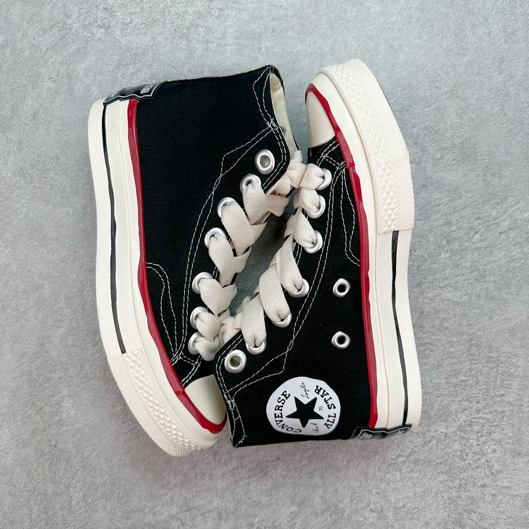 图片[3]-💰110 Converse 小MMY溶解鞋 柳智敏同款❤️n经典70s鞋身 搭配异形透气鞋孔 不规则内侧标 加宽加粗鞋带 好怪 好可爱的 鞋扣/Logo/车缝线/水线/整双70s都融化啦 nCHUCK 70 的LOGO已放大大大大大！鬼马来袭将不规则元素融入线条轻松 出玩味复古风搞怪升级 尺码：35-44（36.5 37.5 39.5 41.5 42.5） 编码：by1936080-运动鞋