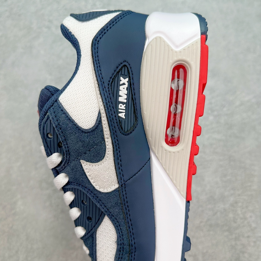 图片[7]-💰180 ＃MX版 NK Air MAX 90 气垫复古减震跑步鞋 DM0029-400 经典重温 独家陆续补货 外单专供大厂出品 品质稳定 一百余色 终端操作 Air Max 90于1990年推出 来自Air Max系列 在Air Max 1的基础上改进而得 增加了气垫面积 外型上也更为流线 最特別的就是加入了菱纹塑胶嵌板 为Air Max 90增添了许多潮流气息 皮革鞋面 造就出色耐穿性和支撑力 Max Air缓震配置搭配泡棉中底 令Air Max 90轻盈而舒适 华夫格橡胶外底 铸就Air Max 90非凡的抓地力 而Air Max 90不仅是一双跑鞋 它成功跨越了时间的演进 成为了球鞋文化与潮流圈中最熟为人知的鞋款之一 SIZE：36 36.5 37.5 38 38.5 39 40 40.5 41 42 42.5 43 44 44.5 45 编码：by2936050-运动鞋