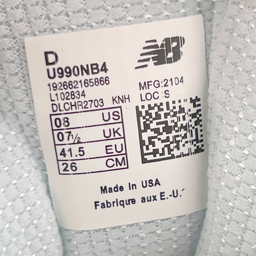 图片[11]-＃K版纯原 New Balance in USA M990V4 新百伦NB系列美产血统经典复古休闲运动百搭老爹跑步鞋 990V4延续了品牌引以为傲的精湛制鞋技艺及经典复古轮廓 同时中底结合新的ACTIVE lite和PU材料 重新诠释ENCAP科技 带来绝佳缓震体验 于细节处 全鞋360度的3M反光设计 及鞋舌固定功能上的提升 配以全新的N标设计更是带来绝佳的用户体验 尺码：36 37 37.5 38 38.5 39 40 40.5 41.5 42 42.5 43 44 44.5 45-选品中心