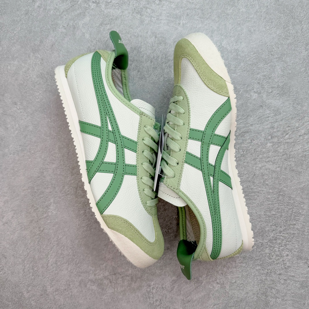 图片[3]-💰160 ＃HK纯原 Asics Onitsuka Tiger MEXICO 66 亚瑟士鬼冢虎复古经典板鞋 市场最强版本 头层小羊皮加持 海外订单工厂出品 超成熟稳定的做工品控 原装全套纸板楦头开发 原汁原味 完美呈现版型 私模正确鞋底咬花纹路 一比一鞋头弧度高度鞋身弧度 绝不口嗨 细节品控鞋型随意秒杀市面 原档咬花纹路私模大底 一个单元有六个三角形 总体形拼接呈现花瓣状 官方四联吊牌 原装Ortholite轻量化鞋垫 原盒原配 质保卡 说明书 钢印防尘纸  纸板中底带钢印 乳胶组合鞋垫 支持全方位的对比专柜 产品从款式颜色造型上体现出追求舒适和细节的完美 鞋类更是推崇手工制作的严谨与完美 融舒适性与可穿性的设计风格 注重细节的完美和别致魅力 既保持稳重 又不失轻松的时尚感 尺码：36 37 37.5 38 39 39.5 40 40.5 41.5 42 42.5 43.5 44 45 46 编码：by2936030-运动鞋