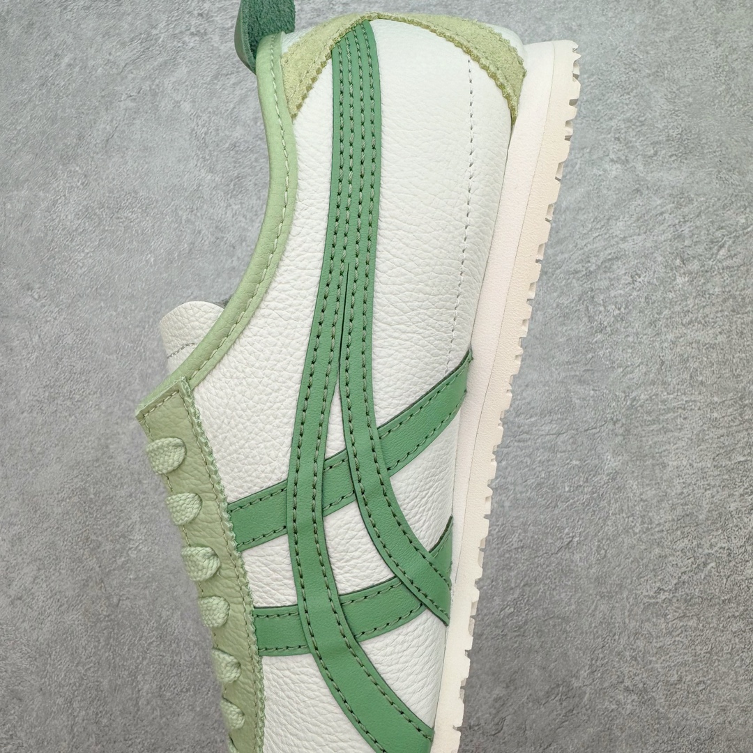 图片[7]-💰160 ＃HK纯原 Asics Onitsuka Tiger MEXICO 66 亚瑟士鬼冢虎复古经典板鞋 市场最强版本 头层小羊皮加持 海外订单工厂出品 超成熟稳定的做工品控 原装全套纸板楦头开发 原汁原味 完美呈现版型 私模正确鞋底咬花纹路 一比一鞋头弧度高度鞋身弧度 绝不口嗨 细节品控鞋型随意秒杀市面 原档咬花纹路私模大底 一个单元有六个三角形 总体形拼接呈现花瓣状 官方四联吊牌 原装Ortholite轻量化鞋垫 原盒原配 质保卡 说明书 钢印防尘纸  纸板中底带钢印 乳胶组合鞋垫 支持全方位的对比专柜 产品从款式颜色造型上体现出追求舒适和细节的完美 鞋类更是推崇手工制作的严谨与完美 融舒适性与可穿性的设计风格 注重细节的完美和别致魅力 既保持稳重 又不失轻松的时尚感 尺码：36 37 37.5 38 39 39.5 40 40.5 41.5 42 42.5 43.5 44 45 46 编码：by2936030-运动鞋