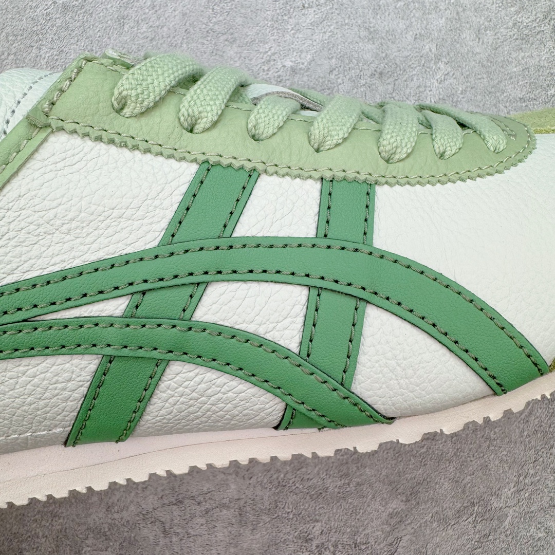 图片[19]-💰160 ＃HK纯原 Asics Onitsuka Tiger MEXICO 66 亚瑟士鬼冢虎复古经典板鞋 市场最强版本 头层小羊皮加持 海外订单工厂出品 超成熟稳定的做工品控 原装全套纸板楦头开发 原汁原味 完美呈现版型 私模正确鞋底咬花纹路 一比一鞋头弧度高度鞋身弧度 绝不口嗨 细节品控鞋型随意秒杀市面 原档咬花纹路私模大底 一个单元有六个三角形 总体形拼接呈现花瓣状 官方四联吊牌 原装Ortholite轻量化鞋垫 原盒原配 质保卡 说明书 钢印防尘纸  纸板中底带钢印 乳胶组合鞋垫 支持全方位的对比专柜 产品从款式颜色造型上体现出追求舒适和细节的完美 鞋类更是推崇手工制作的严谨与完美 融舒适性与可穿性的设计风格 注重细节的完美和别致魅力 既保持稳重 又不失轻松的时尚感 尺码：36 37 37.5 38 39 39.5 40 40.5 41.5 42 42.5 43.5 44 45 46 编码：by2936030-运动鞋