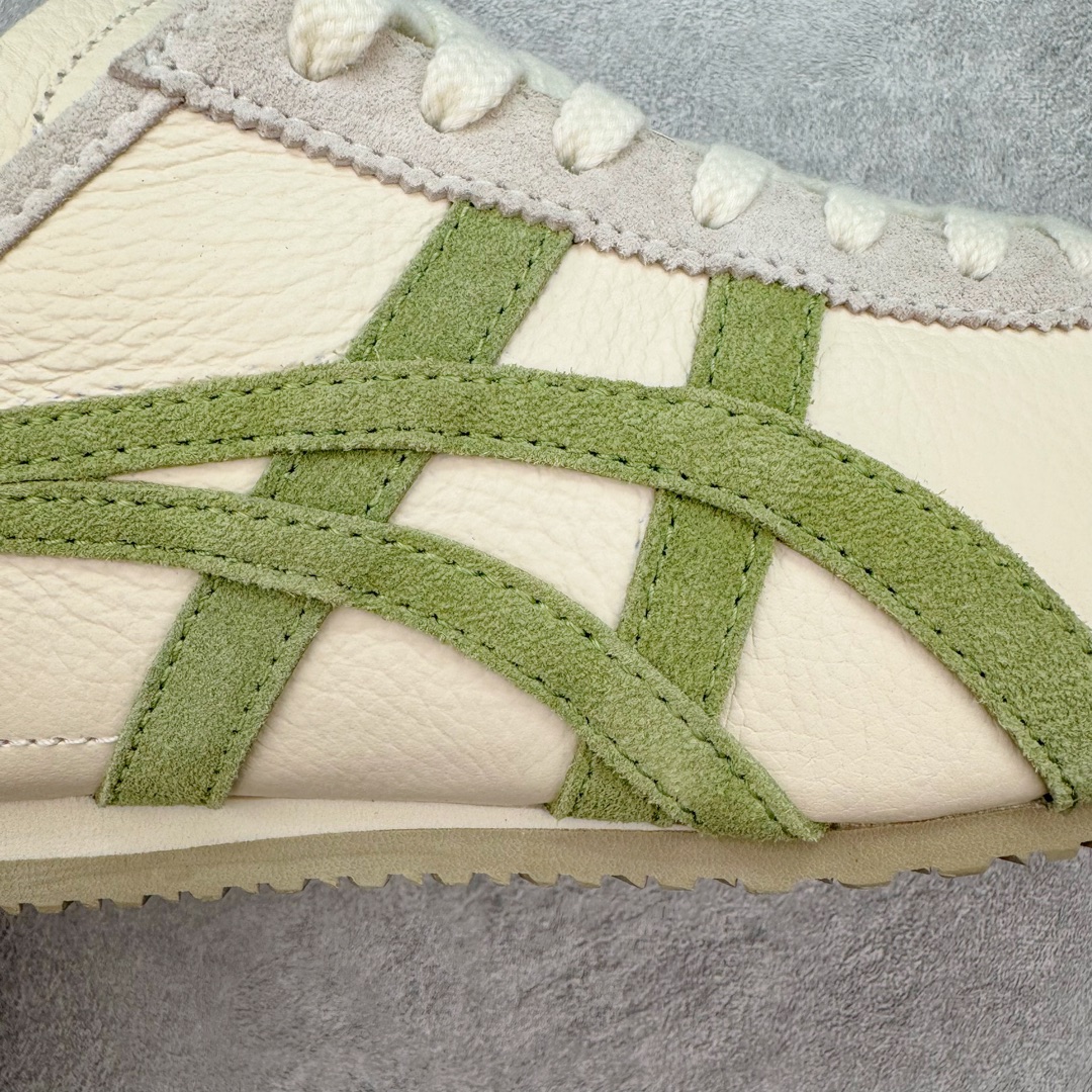 图片[18]-💰160 ＃HK纯原 Asics Onitsuka Tiger MEXICO 66 亚瑟士鬼冢虎复古经典板鞋 市场最强版本 头层小羊皮加持 海外订单工厂出品 超成熟稳定的做工品控 原装全套纸板楦头开发 原汁原味 完美呈现版型 私模正确鞋底咬花纹路 一比一鞋头弧度高度鞋身弧度 绝不口嗨 细节品控鞋型随意秒杀市面 原档咬花纹路私模大底 一个单元有六个三角形 总体形拼接呈现花瓣状 官方四联吊牌 原装Ortholite轻量化鞋垫 原盒原配 质保卡 说明书 钢印防尘纸  纸板中底带钢印 乳胶组合鞋垫 支持全方位的对比专柜 产品从款式颜色造型上体现出追求舒适和细节的完美 鞋类更是推崇手工制作的严谨与完美 融舒适性与可穿性的设计风格 注重细节的完美和别致魅力 既保持稳重 又不失轻松的时尚感 尺码：36 37 37.5 38 39 39.5 40 40.5 41.5 42 42.5 43.5 44 45 46 编码：by2936030-运动鞋