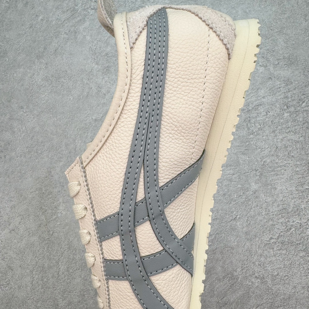 图片[7]-💰160 ＃HK纯原 Asics Onitsuka Tiger MEXICO 66 亚瑟士鬼冢虎复古经典板鞋 市场最强版本 头层小羊皮加持 海外订单工厂出品 超成熟稳定的做工品控 原装全套纸板楦头开发 原汁原味 完美呈现版型 私模正确鞋底咬花纹路 一比一鞋头弧度高度鞋身弧度 绝不口嗨 细节品控鞋型随意秒杀市面 原档咬花纹路私模大底 一个单元有六个三角形 总体形拼接呈现花瓣状 官方四联吊牌 原装Ortholite轻量化鞋垫 原盒原配 质保卡 说明书 钢印防尘纸  纸板中底带钢印 乳胶组合鞋垫 支持全方位的对比专柜 产品从款式颜色造型上体现出追求舒适和细节的完美 鞋类更是推崇手工制作的严谨与完美 融舒适性与可穿性的设计风格 注重细节的完美和别致魅力 既保持稳重 又不失轻松的时尚感 尺码：36 37 37.5 38 39 39.5 40 40.5 41.5 42 42.5 43.5 44 45 46 编码：by2936030-运动鞋