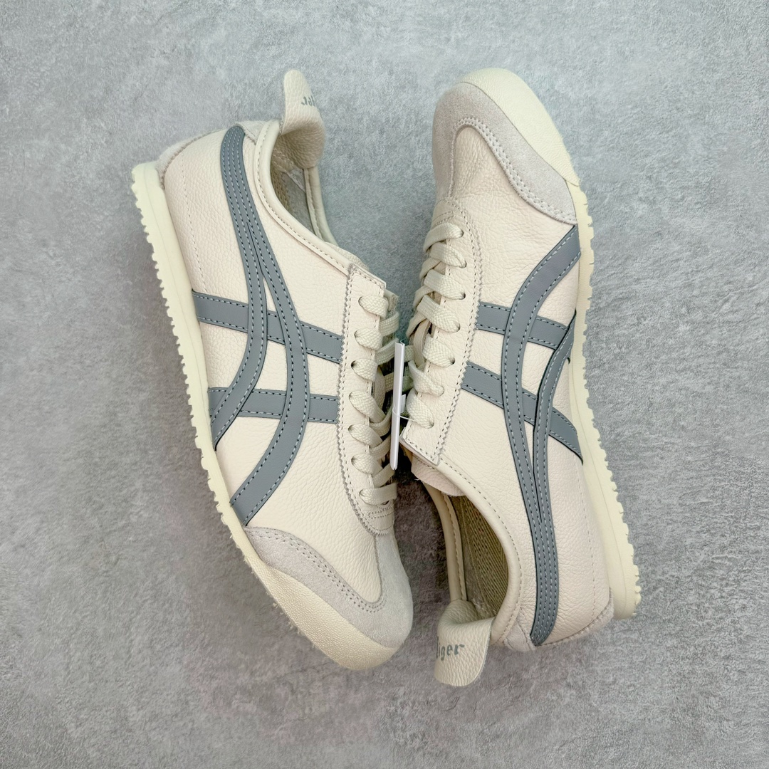 图片[3]-💰160 ＃HK纯原 Asics Onitsuka Tiger MEXICO 66 亚瑟士鬼冢虎复古经典板鞋 市场最强版本 头层小羊皮加持 海外订单工厂出品 超成熟稳定的做工品控 原装全套纸板楦头开发 原汁原味 完美呈现版型 私模正确鞋底咬花纹路 一比一鞋头弧度高度鞋身弧度 绝不口嗨 细节品控鞋型随意秒杀市面 原档咬花纹路私模大底 一个单元有六个三角形 总体形拼接呈现花瓣状 官方四联吊牌 原装Ortholite轻量化鞋垫 原盒原配 质保卡 说明书 钢印防尘纸  纸板中底带钢印 乳胶组合鞋垫 支持全方位的对比专柜 产品从款式颜色造型上体现出追求舒适和细节的完美 鞋类更是推崇手工制作的严谨与完美 融舒适性与可穿性的设计风格 注重细节的完美和别致魅力 既保持稳重 又不失轻松的时尚感 尺码：36 37 37.5 38 39 39.5 40 40.5 41.5 42 42.5 43.5 44 45 46 编码：by2936030-运动鞋