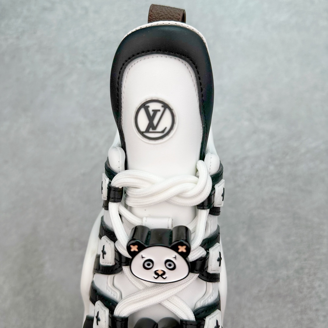 图片[5]-💰420 ＃K版纯原 Louis Vuitton Archlight Sneakers lv真皮拼色减震运动弓型舞蹈复古走秀老爹运动鞋 升级2023原装配件5D效果礼盒及全套原装配件包装物#支持感应NFC官网跳转#雪梨形超软沙绒纸团+细节制造精品#采用头层小牛皮革饰片#独立开发TPU回弹中底#组合TPR耐磨外底#超软皮内里脚垫❗ 尺码：35-39 编码：yby4936090-运动鞋