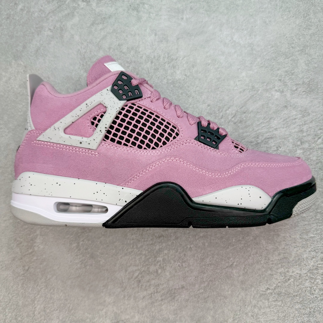 💰440 ＃GX Air Jordan AJ4 WMNS \”Orchid\” 猛男粉 AQ9129-501 圈内最强四代 独家外贸特供尺码含 45.5 49.5 50.5 耗时半年巨作 全套原纸板楦头开发 原厂特供皮料加持 确保原汁原味 完美呈现四代版型 一比一鞋头弧度高度鞋身弧度 数据细节工艺流程均保持原鞋一致 原厂TPU网格鞋带扣 正确内里网布 菱角分明不变形无多余毛边 柔软性质感一致于原鞋 市场唯一原厂鞋扣模具 背面可见隐藏注塑口 原厂织唛标 原厂飞人电绣工艺 尾指中部跳三针 独家绑鞋带手法 印刷中底布 四线拉帮 米色美纹纸贴合固定 进口港宝加持 后跟自然饱满 全鞋荧光划线卡点 追求极致完美 每一双都是工艺品 多重QC质检 超越公司货的品控标准 实实在在的免检产品 尺码：40 40.5 41 42 42.5 43 44 44.5 45 45.5 46 47.5 48.5 49.5 50.5 编码：by5936010-运动鞋