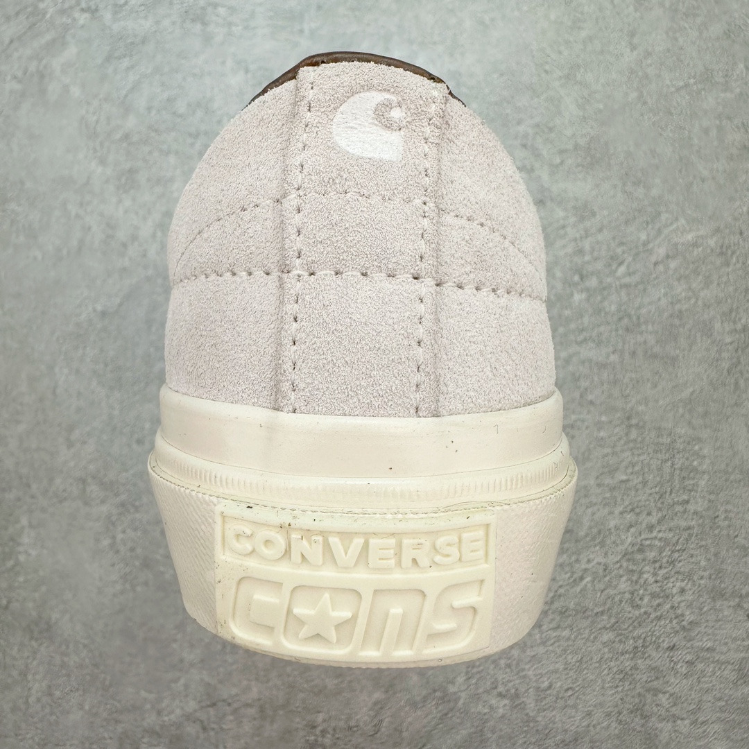 图片[8]-💰160 Carhartt WIP x Converse One Star 匡威卡哈特联名 棕白拼接 此次联名双方将经典设计与传统材质相结合，打造特别版CTAS Pro Hi与One Star Academy Pro，带来别具匠心的鞋款细节。三片式的拼接鞋面，搭配Carhartt WIP标志性的棕调工装配色，辅以灵感源自裤装的三重缝线设计，将简朴的工艺美学刻入经典鞋款，同时搭载专业的滑板鞋性能，在街头演绎自我风格。货号：A09656C 尺码：35 36 36.5 37 37.5 38 39 39.5 40 41 41.5 42 42.5 43 44 编码：by2936030-运动鞋