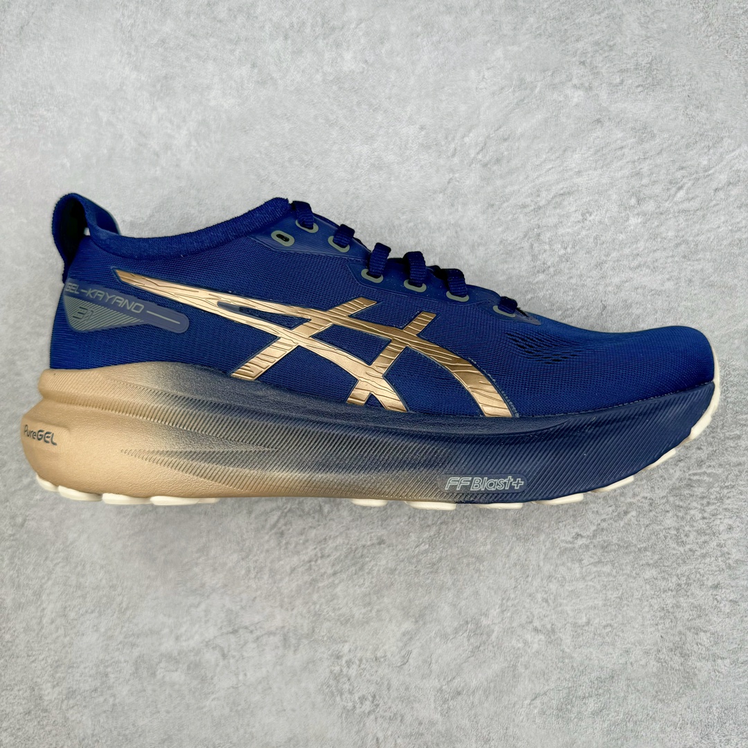 💰200 ＃HK纯原 Asics Gel-Kayano 31 亚瑟士卡亚诺31代低帮专业有氧超轻量休闲运动全能慢跑鞋 全球知名运动品牌ASICS正式推出新款GEL-KAYANO 31跑鞋 旨在通过全新稳定结构以提升产品可适性 满足跑者的足部稳定需求 让每一位跑者从起跑到结束都能够感受到焕然一新的稳定性与舒适性 从而帮助更多人找到身心平衡 获得自在舒适的健康生活方式 秉持着ASICS亚瑟士的设计哲学 全新一代GEL-KAYANO 31应运而生 为进一步升级产品的稳定性 GEL-KAYANO 31采用了全新4D引导系统 通过内侧稳定装置提升可适性 满足足部稳定需求 帮助足弓迅速返回到平衡位置 作为基于生物力学研究打造的全新稳定结构 4D引导系统不仅提升了跑鞋对双脚的支撑性 它还将人体不同的运动状态纳入设计考量 帮助跑者在多种跑动强度下获得充足的稳定性和理想的舒适度 尺码：36 37 37.5 38 39.5 40 40.5 41.5 42 42.5 43.5 44 44.5 45 编码：by2936070-运动鞋