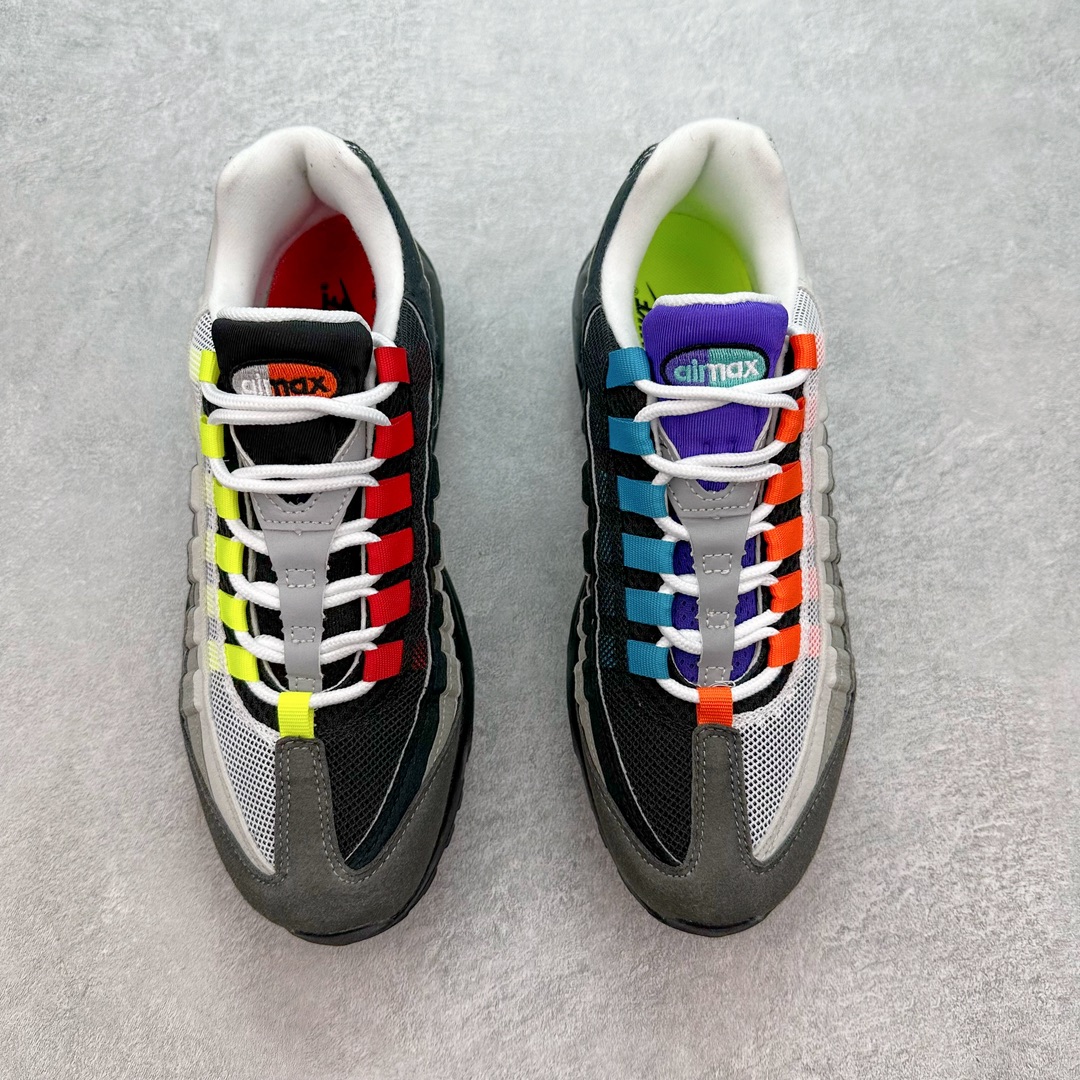 图片[2]-💰180 ＃MX版 NK Air Max 95 复古减震气垫跑鞋 CW6575-001 经典重温 外单专供大厂出品 品质稳定 一百余色 终端操作 鞋款设计灵感源于人体构造 中底设计基于人体的脊柱构造 是整体设计的核心 尼龙孔眼代表了肋骨 而分层式面板和网眼象征着肌肉纤维和肉体组织 Air Max 95采用了两个独立的吹塑成型的Air-Sole单元 并首次在前掌使用可视化气垫设计 Swoosh logo夜当作一个 点符号放在了鞋子的后帮位置 20年的发展让 AIR MAX 95有了不同的故事 20年后再度面向世人的时候 焕然一新的面貌 让人有了另外一种清新脱俗的感觉 SIZE：36 36.5 37.5 38 38.5 39 40 40.5 41 42 42.5 43 44 44.5 45 46 47.5 48 编码：Xby2936050-运动鞋