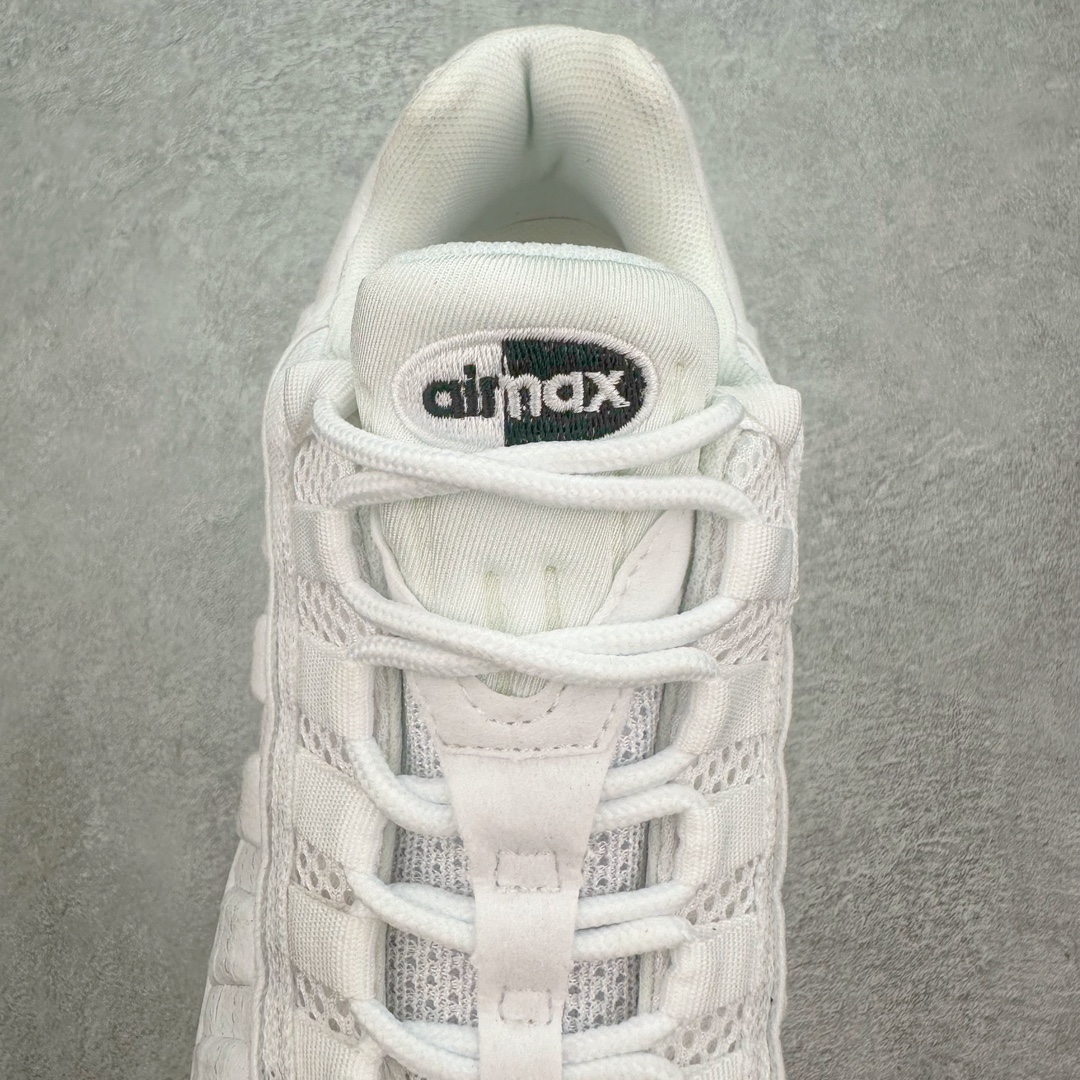 图片[5]-💰180 ＃MX版 NK Air Max 95 复古减震气垫跑鞋 CD6871-001 经典重温 外单专供大厂出品 品质稳定 一百余色 终端操作 鞋款设计灵感源于人体构造 中底设计基于人体的脊柱构造 是整体设计的核心 尼龙孔眼代表了肋骨 而分层式面板和网眼象征着肌肉纤维和肉体组织 Air Max 95采用了两个独立的吹塑成型的Air-Sole单元 并首次在前掌使用可视化气垫设计 Swoosh logo夜当作一个 点符号放在了鞋子的后帮位置 20年的发展让 AIR MAX 95有了不同的故事 20年后再度面向世人的时候 焕然一新的面貌 让人有了另外一种清新脱俗的感觉 SIZE：36 36.5 37.5 38 38.5 39 40 40.5 41 42 42.5 43 44 44.5 45 46 47.5 48 编码：Xby2936050-运动鞋