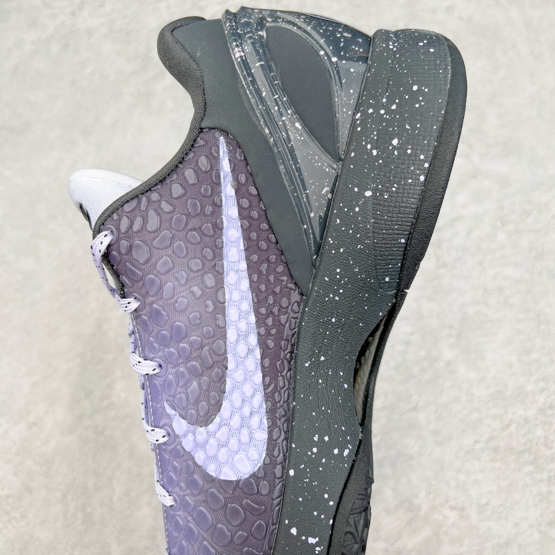 图片[7]-💰260 ＃MF NK Zoom Kobe 6 科比六代签名实战篮球鞋 星空黑紫 DM2825-001 主攻中端市场 全套原纸板楦头开发 确保原汁原味 完美呈现版型 一比一鞋头弧度高度鞋身弧度 细节品控鞋型完美 原厂TPU网格鞋带扣 正确内里网布 前后气垫加持 信仰绝不减配 全鞋身材料卡色独家定制 SWOOSH 蛇鳞 正确珠光效果（内嵌珍珠粉）独家前掌Zoom Turbo 后掌马蹄Zoom缓震 内置全真动态飞线 独家复刻U型缓震垫带独立钢印 十年情怀 这里完美落地 一个月独家售后 为实战保驾护航 尺码：40 40.5 41 42 42.5 43 44 44.5 45 45.5 46 47.5 48.5 编码：by3936030-运动鞋