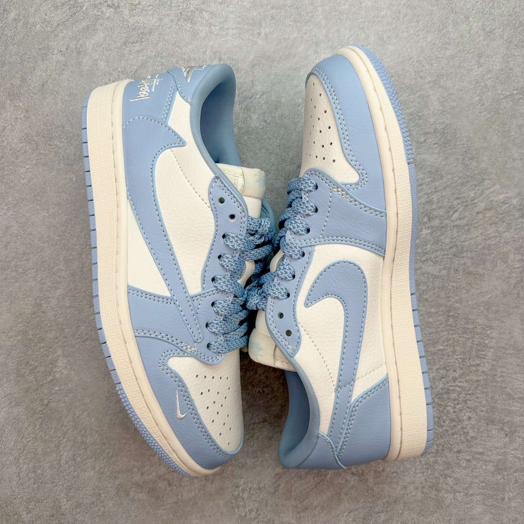 图片[3]-💰250 TS x Air Jordan AJ1 Low 倒钩低帮联名定制配色 BB6588-101 原厂内置气垫魔块 A模大底 头层小牛皮 鞋舌AJ原厂专用牛津布+AJ专用反口珍珠布+原厂无杂质高弹内里海棉+特殊封边弹力鞋带 SIZE：36 36.5 37.5 38 38.5 39 40 40.5 41 42 42.5 43 44 44.5 45 46 47.5 编码：Dby3936020-运动鞋