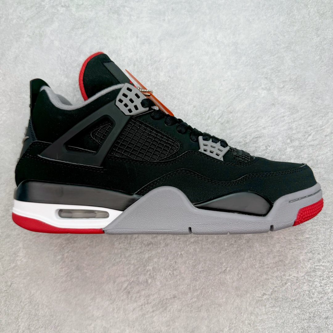 💰190 ＃DG纯原福利‼Air Jordan AJ4 Retro 黑红公牛 308497-060 市售第一梯队产物 耗时半年巨作 全套原纸板楦头开发 原厂特供皮料加持 确保原汁原味 完美呈现四代版型 一比一鞋头弧度高度鞋身弧度 数据细节工艺流程均保持原鞋一致 原厂TPU网格鞋带扣 正确内里网布 菱角分明不变形无多余毛边 柔软性质感一致于原鞋 市场唯一原厂鞋扣模具 背面可见隐藏注塑口 原厂织唛标 原厂飞人电绣工艺 尾指中部跳三针 独家绑鞋带手法 印刷中底布 四线拉帮 米色美纹纸贴合固定 进口港宝加持 后跟自然饱满 全鞋荧光划线卡点 追求极致完美 每一双都是工艺品 多重QC质检 超越公司货的品控标准 实实在在的免检产品 尺码：40.5 41 42 42.5 43 44 44.5 45 46 47.5 编码：by2936060-运动鞋