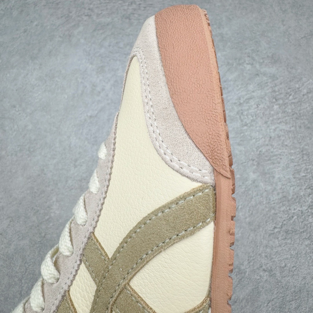 图片[11]-＃HK纯原 Asics Onitsuka Tiger MEXICO 66 亚瑟士鬼冢虎复古经典板鞋 市场最强版本 头层小羊皮加持 海外订单工厂出品 超成熟稳定的做工品控 原装全套纸板楦头开发 原汁原味 完美呈现版型 私模正确鞋底咬花纹路 一比一鞋头弧度高度鞋身弧度 绝不口嗨 细节品控鞋型随意秒杀市面 原档咬花纹路私模大底 一个单元有六个三角形 总体形拼接呈现花瓣状 官方四联吊牌 原装Ortholite轻量化鞋垫 原盒原配 质保卡 说明书 钢印防尘纸 纸板中底带钢印 乳胶组合鞋垫 支持全方位的对比专柜 产品从款式颜色造型上体现出追求舒适和细节的完美 鞋类更是推崇手工制作的严谨与完美 融舒适性与可穿性的设计风格 注重细节的完美和别致魅力 既保持稳重 又不失轻松的时尚感 尺码：36 37 37.5 38 39 39.5 40 40.5 41.5 42 42.5 43.5 44 45 46-选品中心