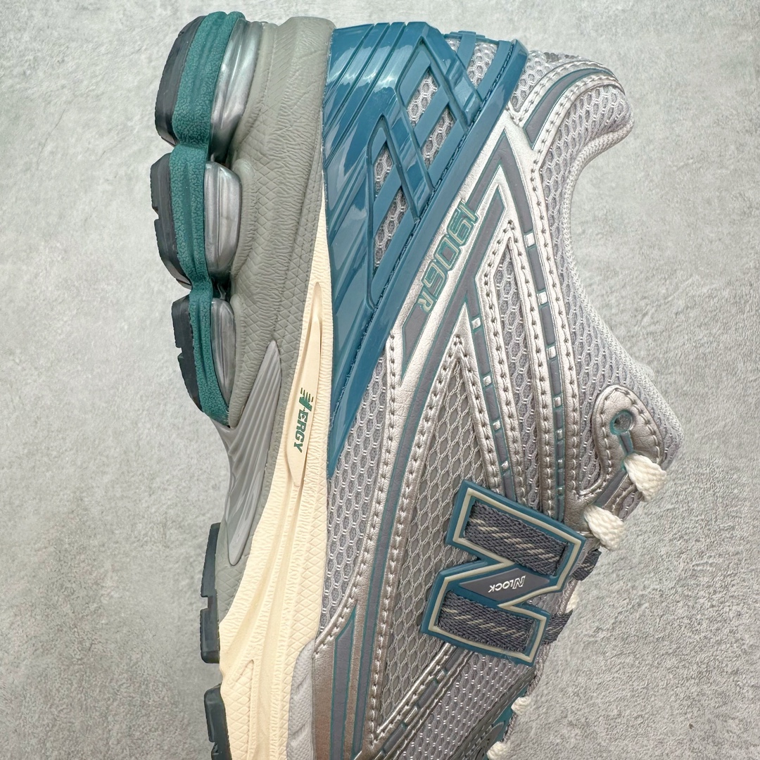 图片[5]-💰180 New Balance M1906R NB新百伦系列复古老爹风休闲运动慢跑鞋 采用轻质牛剖革拼接透气网眼衬垫织物鞋面材质 T-Beam大底提供足步弓支撑 保持步态稳定#后跟搭载外露缓震胶 鞋身整体以各种深浅不一的灰色覆盖 鞋头以淡蓝色调装饰，网眼衬垫通过不规律的色块实现做旧的美感 泛黄的鞋底更是进一步增添了复古气息 尺码：36 37 37.5 38 38.5 39.5 40 40.5 41.5 42 42.5 43 44 45 编码：Fby2936050-运动鞋