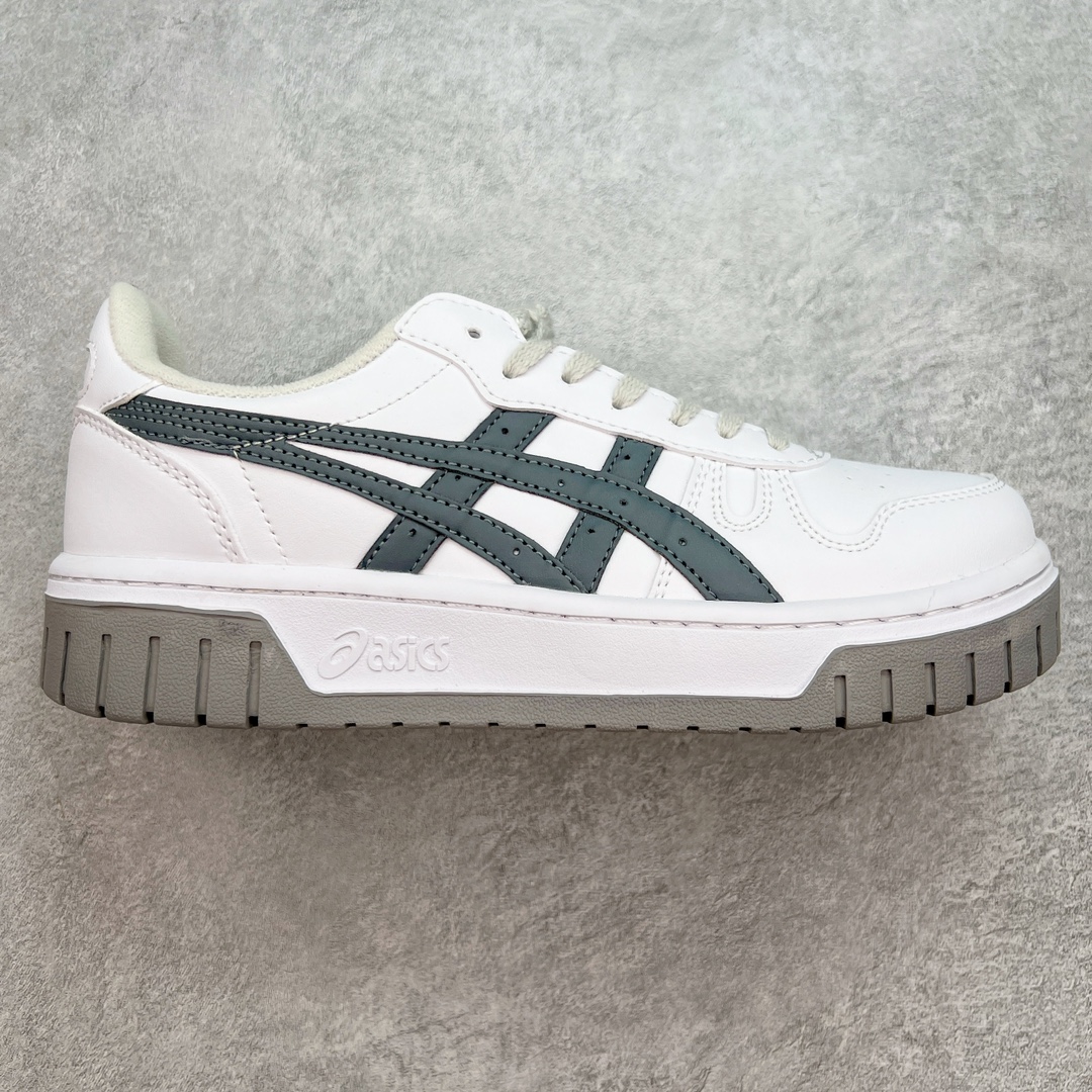 💰140 ASICS COURT TRAIL MZ 亚瑟士包头增高板鞋 复古风刮起来 百搭舒适绝绝子 谁的鞋柜里没有一双百搭的ASICS亚瑟士复古鞋呢 配色很大气 米色黑色复古内味拉满了 厚底又加了一丝时尚感 搭配90年代经典虎爪纹 logo设计 很有特色 我敢说这双可以是超级万能百搭的了 上脚也很轻便透气 超级舒服 尺码：36-45 编码：Tby2936010-运动鞋