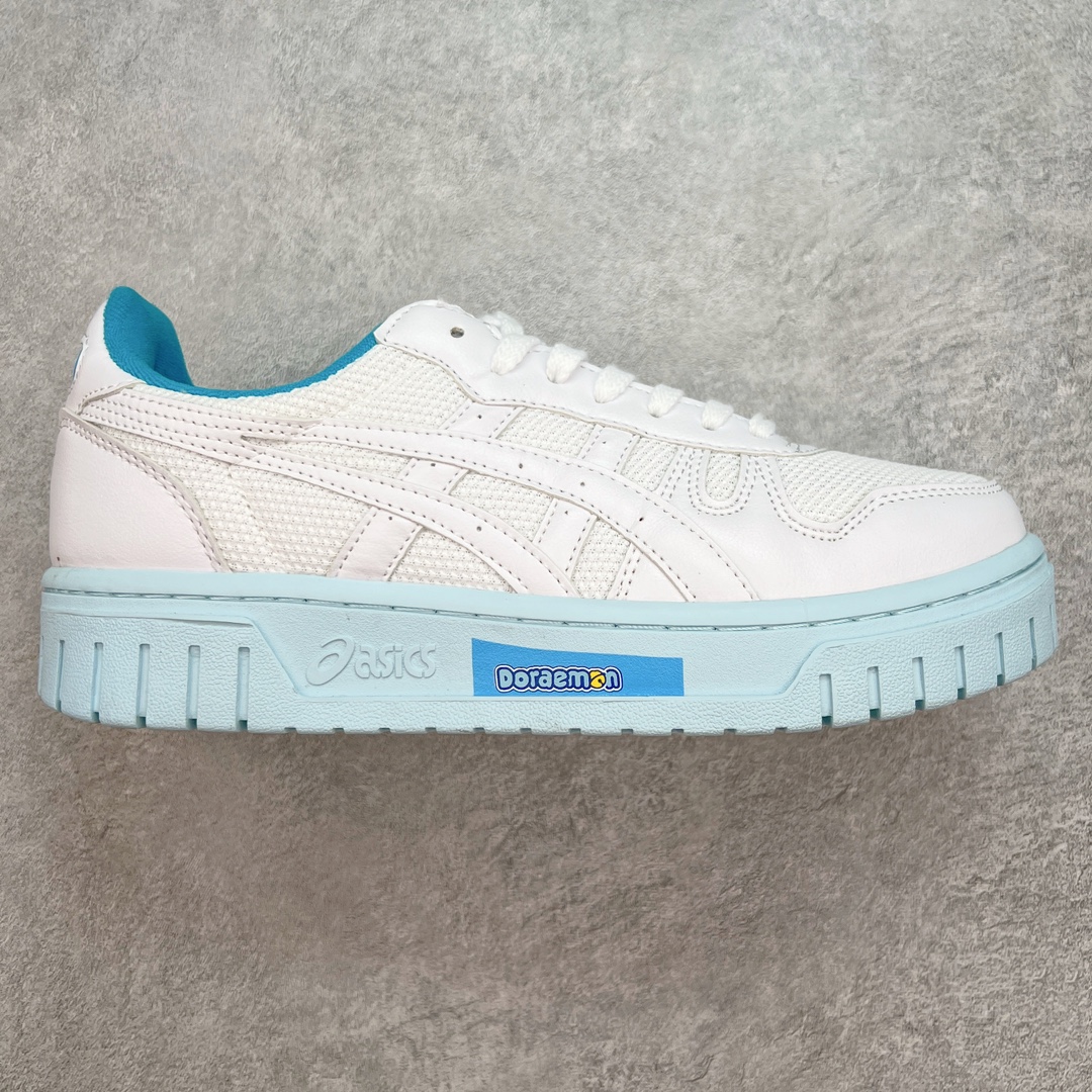 💰140 ASICS COURT TRAIL MZ 亚瑟士包头增高板鞋 复古风刮起来 百搭舒适绝绝子 谁的鞋柜里没有一双百搭的ASICS亚瑟士复古鞋呢 配色很大气 米色黑色复古内味拉满了 厚底又加了一丝时尚感 搭配90年代经典虎爪纹 logo设计 很有特色 我敢说这双可以是超级万能百搭的了 上脚也很轻便透气 超级舒服 尺码：36-45 编码：Tby2936010-运动鞋