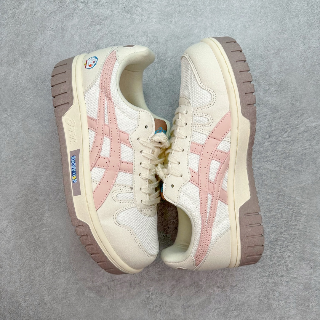 图片[3]-💰140 ASICS COURT TRAIL MZ 亚瑟士包头增高板鞋 复古风刮起来 百搭舒适绝绝子 谁的鞋柜里没有一双百搭的ASICS亚瑟士复古鞋呢 配色很大气 米色黑色复古内味拉满了 厚底又加了一丝时尚感 搭配90年代经典虎爪纹 logo设计 很有特色 我敢说这双可以是超级万能百搭的了 上脚也很轻便透气 超级舒服 尺码：36-45 编码：Tby2936010-运动鞋