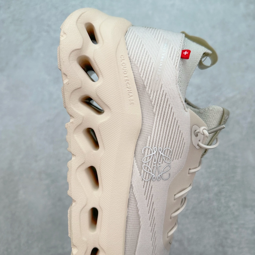 图片[6]-LOEWE x On Cloudtilt 2.0 昂跑罗意威联名 圆头系带生活休闲鞋 此运动品牌 开创于2010年 缓震着陆、强效回弹、轻柔质感的设计构思始终是ON研制关键 与此同时基于“为全球提供革新性的跑步感受”信念 陆续推出了多款跑鞋及其以专业运动人体跑步工程学为设计关键的功能性跑步服饰设备 让跑者不费力气地畅快畅跑 尺码：36 36.5 37.5 38 38.5 39 40 40.5 41 42 42.5 43 44 44.5 45-选品中心