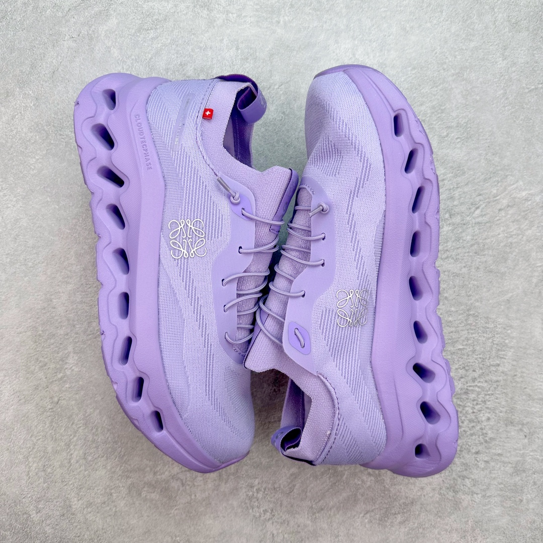 图片[3]-LOEWE x On Cloudtilt 2.0 昂跑罗意威联名 圆头系带生活休闲鞋 此运动品牌 开创于2010年 缓震着陆、强效回弹、轻柔质感的设计构思始终是ON研制关键 与此同时基于“为全球提供革新性的跑步感受”信念 陆续推出了多款跑鞋及其以专业运动人体跑步工程学为设计关键的功能性跑步服饰设备 让跑者不费力气地畅快畅跑 尺码：36 36.5 37.5 38 38.5 39 40 40.5 41 42 42.5 43 44 44.5 45-选品中心