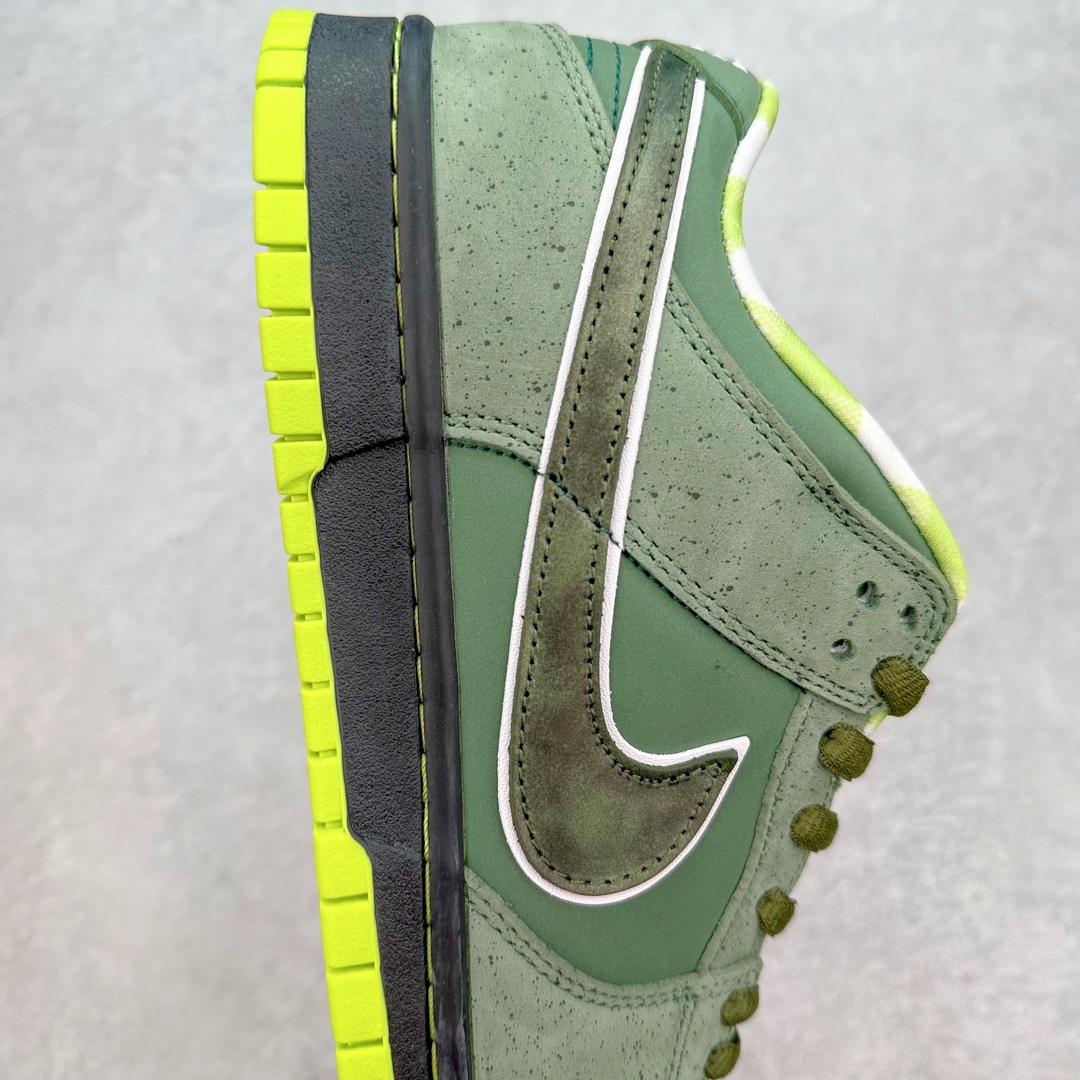 图片[6]-💰170 ＃福利特价‼Concepts x NK SB Dunk Low \”Green Lobster\” 联名绿龙虾 BV1310-337 正确头层皮料 细节均购入原鞋校对开发 全套原纸板楦头加持 细节品控鞋型稳定 独家私模官方最新原厂磨具打造大底 鞋头坡度极致还原 原盒原配 玻璃冲刀 超高清洁度 全鞋零毛边皮料切割 正确中底布背胶中底布拉帮走线 SIZE：36 36.5 37.5 38 38.5 39 40 40.5 41 42 42.5 43 44 44.5 45 46 47.5 编码：by2936040-运动鞋