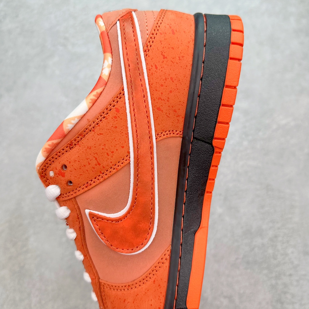 图片[7]-💰170 ＃福利特价‼Concepts x NK SB Dunk Low \”Orange Lobster\” 联名橙龙虾 FD8776-800 正确头层皮料 细节均购入原鞋校对开发 全套原纸板楦头加持 细节品控鞋型稳定 独家私模官方最新原厂磨具打造大底 鞋头坡度极致还原 原盒原配 玻璃冲刀 超高清洁度 全鞋零毛边皮料切割 正确中底布背胶中底布拉帮走线 SIZE：36 36.5 37.5 38 38.5 39 40 40.5 41 42 42.5 43 44 44.5 45 46 47.5 编码：by2936040-运动鞋