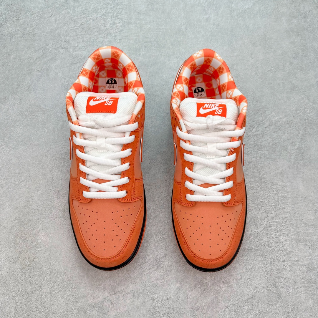 图片[2]-💰170 ＃福利特价‼Concepts x NK SB Dunk Low \”Orange Lobster\” 联名橙龙虾 FD8776-800 正确头层皮料 细节均购入原鞋校对开发 全套原纸板楦头加持 细节品控鞋型稳定 独家私模官方最新原厂磨具打造大底 鞋头坡度极致还原 原盒原配 玻璃冲刀 超高清洁度 全鞋零毛边皮料切割 正确中底布背胶中底布拉帮走线 SIZE：36 36.5 37.5 38 38.5 39 40 40.5 41 42 42.5 43 44 44.5 45 46 47.5 编码：by2936040-运动鞋