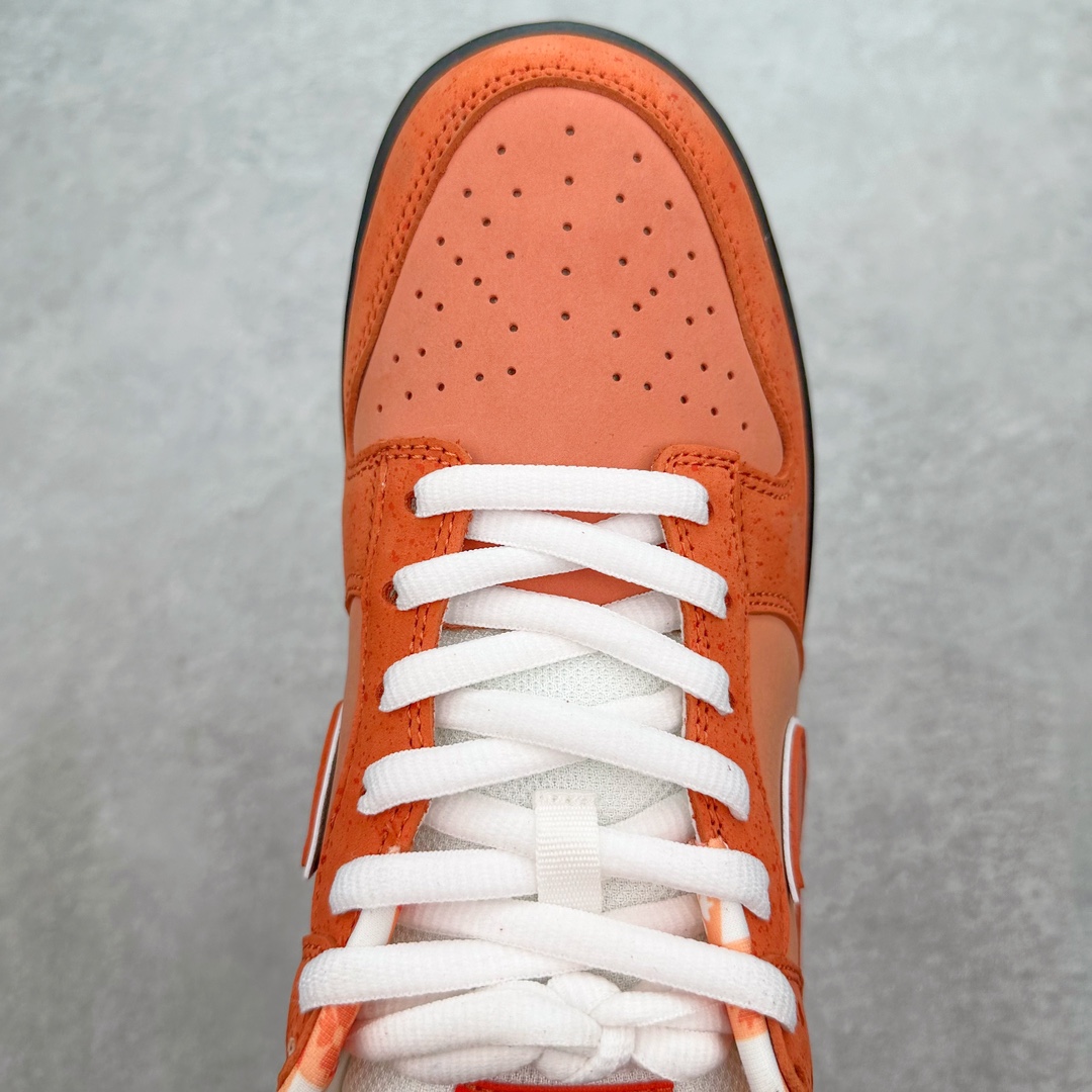 图片[4]-💰170 ＃福利特价‼Concepts x NK SB Dunk Low \”Orange Lobster\” 联名橙龙虾 FD8776-800 正确头层皮料 细节均购入原鞋校对开发 全套原纸板楦头加持 细节品控鞋型稳定 独家私模官方最新原厂磨具打造大底 鞋头坡度极致还原 原盒原配 玻璃冲刀 超高清洁度 全鞋零毛边皮料切割 正确中底布背胶中底布拉帮走线 SIZE：36 36.5 37.5 38 38.5 39 40 40.5 41 42 42.5 43 44 44.5 45 46 47.5 编码：by2936040-运动鞋