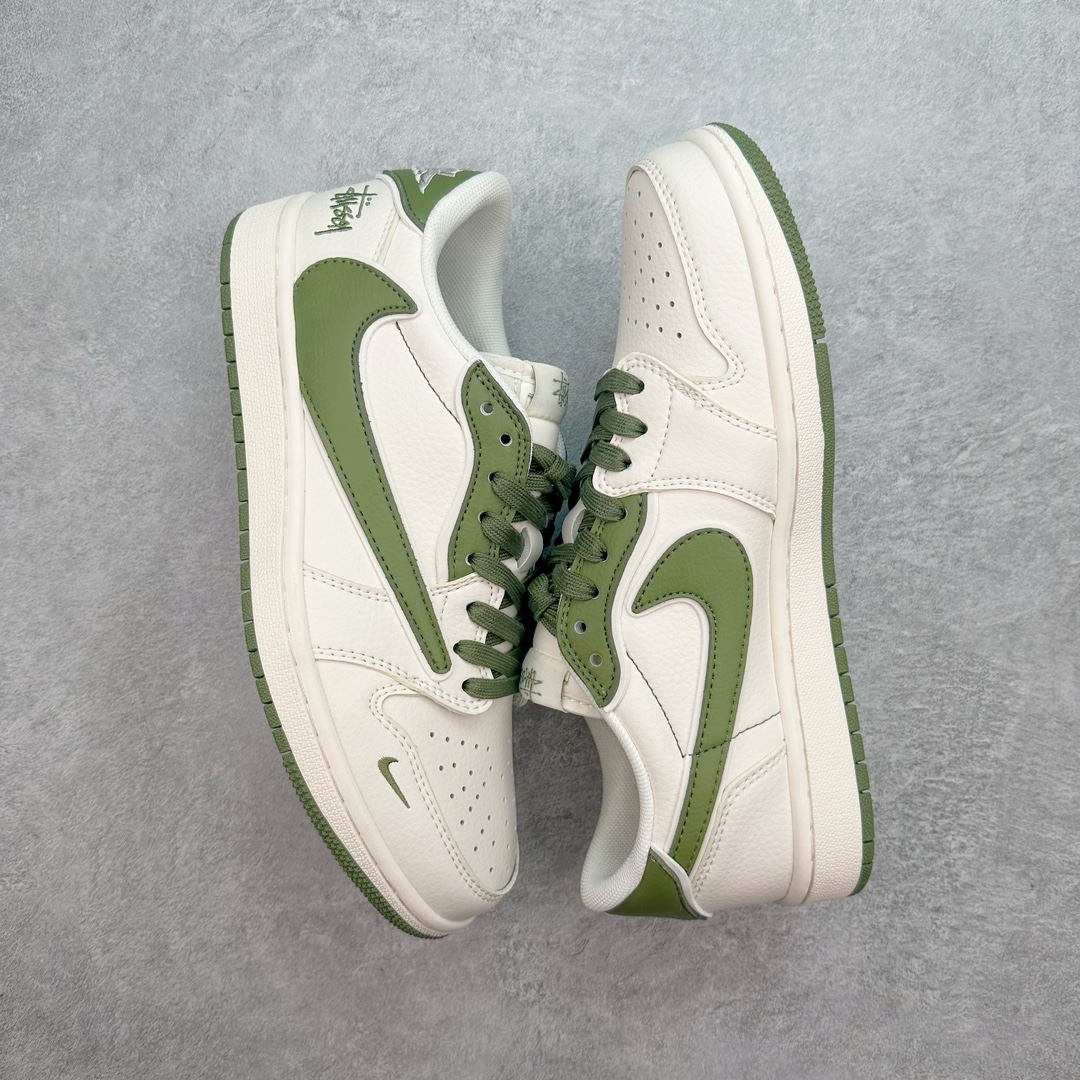 图片[3]-💰250 TS x Air Jordan AJ1 Low 倒钩低帮联名定制配色 DM6688-602 原厂内置气垫魔块 A模大底 头层小牛皮 鞋舌AJ原厂专用牛津布+AJ专用反口珍珠布+原厂无杂质高弹内里海棉+特殊封边弹力鞋带 SIZE：36 36.5 37.5 38 38.5 39 40 40.5 41 42 42.5 43 44 44.5 45 46 47.5 编码：Dby3936020-运动鞋