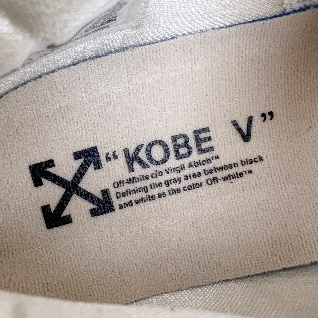 图片[16]-＃S2纯原 Off-White x NK Zoom Kobe ZK5 科比5代 OW客制联名 DB4796-101 Zoom Turbo气垫➕后掌EVA缓震 实战配置直接拉满 原楦纸板开发 鞋身流线型、后跟塑形 区分土肥圆 原档数据3D打印 鞋面细节匹配原版 全身鞋材卡料色独家定制 唯一正确喷漆SWOOSH NK专利Flyknit飞线科技，给予鞋身足够抗扭矩力 真实底模最大48.5 实战利器 专供海外市场 尺码：40 40.5 41 42 42.5 43 44 44.5 45 46 47.5 48.5 （脚宽、脚胖 建议买大半码）-选品中心