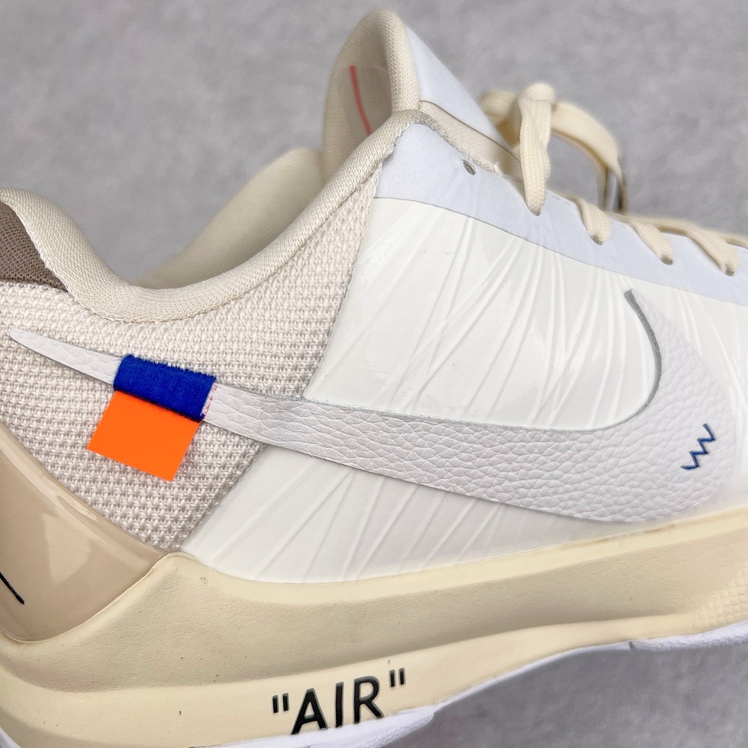 图片[10]-＃S2纯原 Off-White x NK Zoom Kobe ZK5 科比5代 OW客制联名 DB4796-101 Zoom Turbo气垫➕后掌EVA缓震 实战配置直接拉满 原楦纸板开发 鞋身流线型、后跟塑形 区分土肥圆 原档数据3D打印 鞋面细节匹配原版 全身鞋材卡料色独家定制 唯一正确喷漆SWOOSH NK专利Flyknit飞线科技，给予鞋身足够抗扭矩力 真实底模最大48.5 实战利器 专供海外市场 尺码：40 40.5 41 42 42.5 43 44 44.5 45 46 47.5 48.5 （脚宽、脚胖 建议买大半码）-选品中心