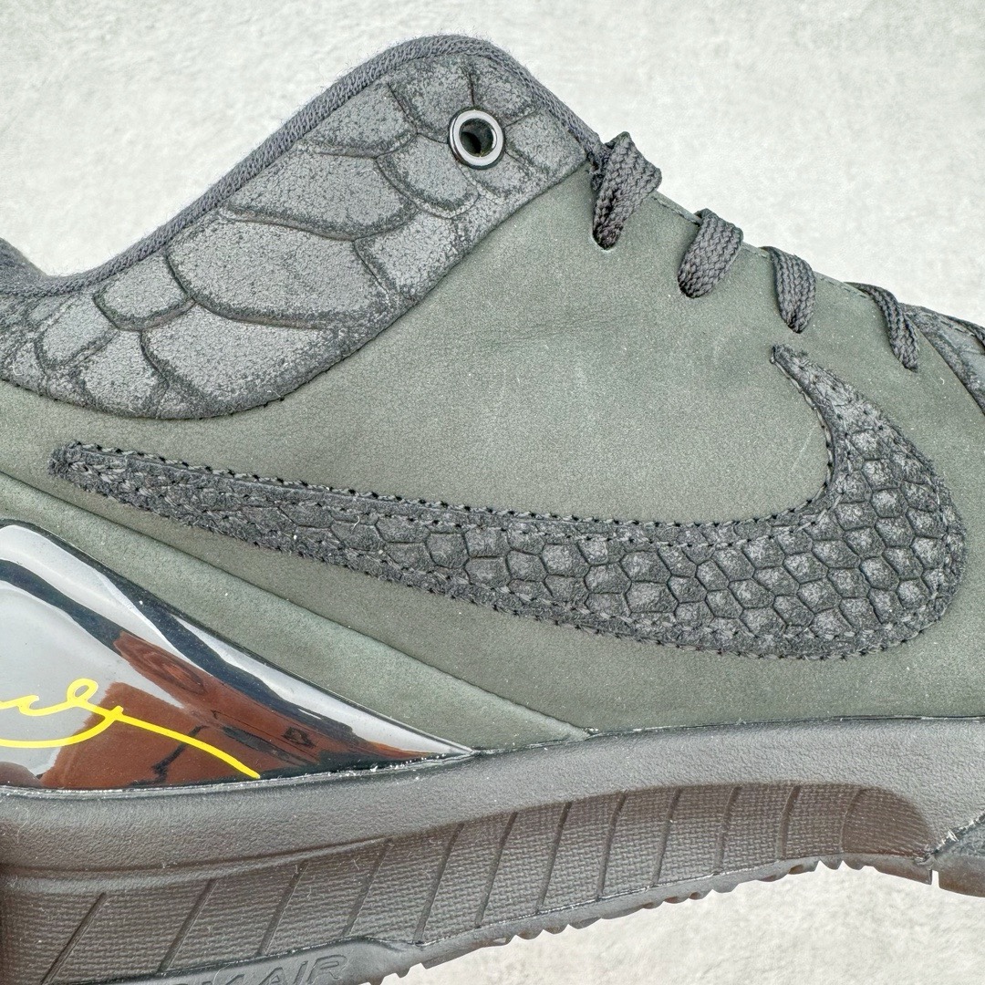 图片[12]-＃S2纯原 NK Zoom Kobe 4 \\\”Black Mamba\\\” 科比四代 黑曼巴 FQ3544-001 Zoom Turbo气垫➕后掌EVA缓震 实战配置直接拉满 原楦纸板开发 鞋身流线型、后跟塑形 区分土肥圆 原档数据3D打印 鞋面细节匹配原版 全身鞋材卡料色独家定制 唯一正确喷漆 SWOOSH NK专利Flyknit飞线科技 给予鞋身足够抗扭矩力 真实底模最大48.5 实战利器 专供海外市场 尺码：40 40.5 41 42 42.5 43 44 44.5 45 46 47.5 48.5 （脚宽、脚胖 建议买大半码）-选品中心