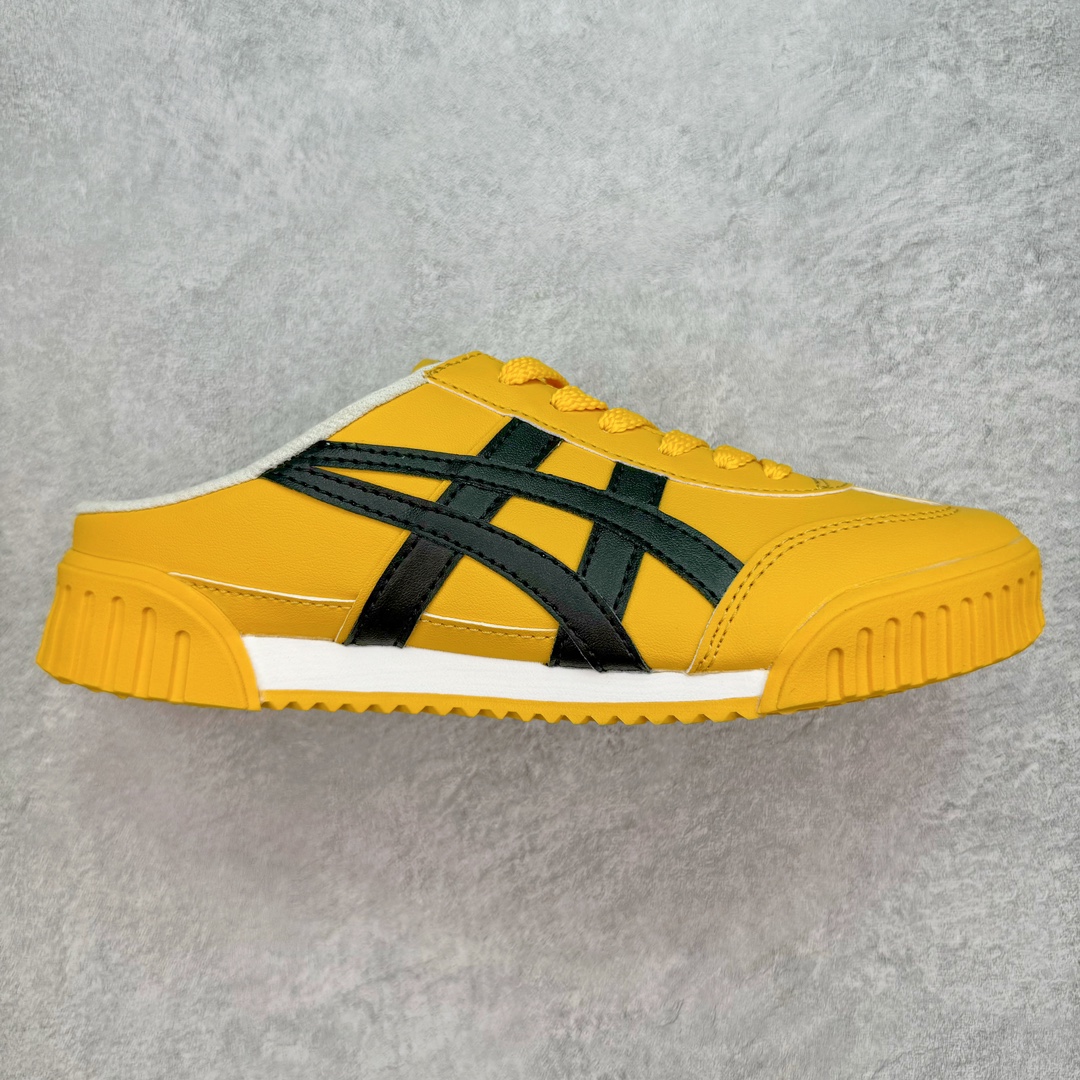 💰140 Onitsuka Tiger Machuation Sabot 鬼冢虎合成革半拖舒适减震防滑低帮生活休闲板鞋 尺码：36 37 37.5 38 39 39.5 40 40.5 41.5 42 42.5 43.5 44 45 编码：Nby2936010-运动鞋