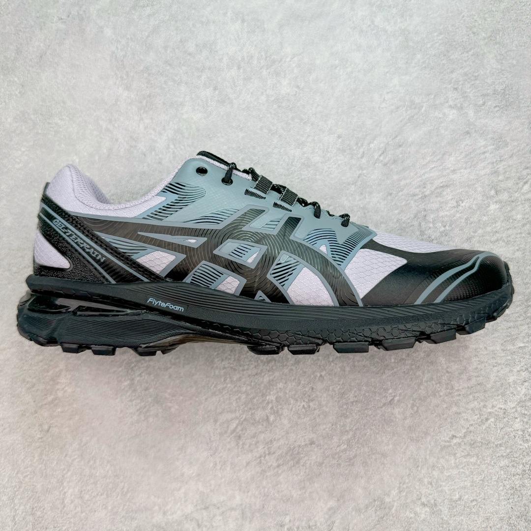 💰200 ＃HK纯原 Asics Gel-Terrain 亚瑟士复古街头时尚运动减震耐磨透气低帮越野跑步鞋 复古经典的鞋面设计 灵感来自ASICS 90年代的经典越野跑系列 鞋身无缝设计元素 巧妙呈现户外机能感 FLYTEFOAM中底与GEL缓震科技加持 集轻量与动感于一身 融合复古美学与现代材料质感 舒适有型 带你潮流开「野」尺码：40 40.5 41.5 42 42.5 43.5 44 44.5 45 编码：by2936070-运动鞋