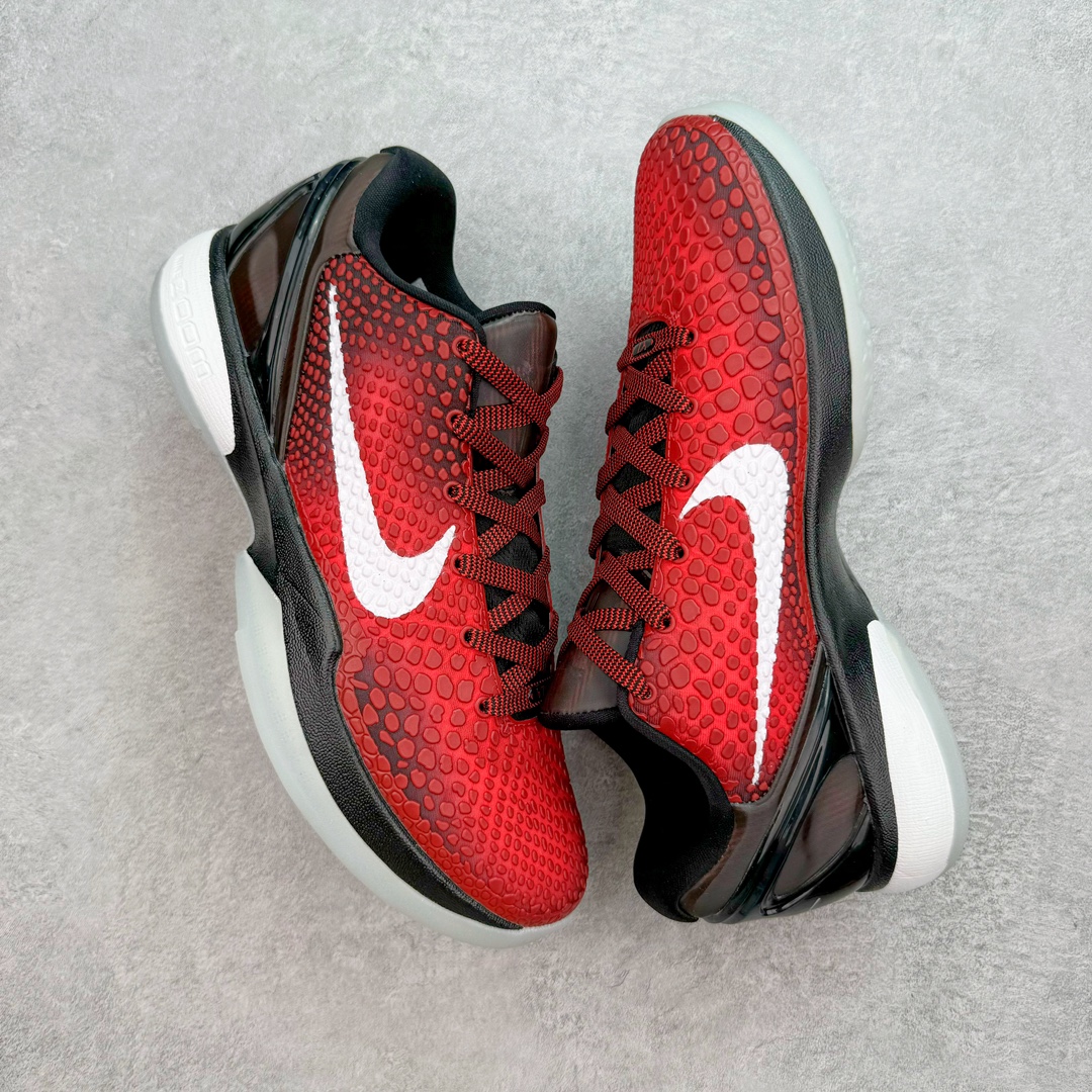 图片[3]-💰340 ＃XS NK Zoom Kobe 6 科比六代签名实战篮球鞋 黑红 DH9888-600 全套原纸板楦头开发 确保原汁原味 完美呈现版型 一比一鞋头弧度高度鞋身弧度 细节品控鞋型完美 原厂TPU网格鞋带扣 正确内里网布 前后气垫加持 信仰绝不减配 全鞋身材料卡色独家定制 SWOOSH 蛇鳞 正确珠光效果（内嵌珍珠粉）独家前掌Zoom Turbo 后掌马蹄Zoom缓震 内置全真动态飞线 独家复刻U型缓震垫带独立钢印 十年情怀 这里完美落地 尺码：39 40 40.5 41 42 42.5 43 44 44.5 45 46 47.5 48.5 编码：by4936010-运动鞋