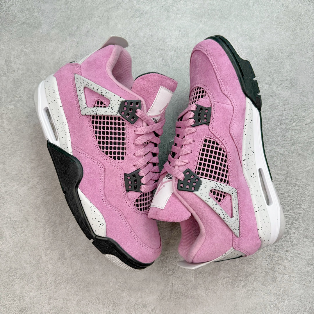 图片[3]-＃DT/R1纯原 Air Jordan AJ4 WMNS \\\”Orchid\\\” 猛男粉 AQ9129-501 原鞋开发原楦原纸板同源开发 完美呈现乔4的版型 内侧正确双色网格 还原细节 原厂皮料 正确气垫颜色 正确网格工艺 正确拉帮工艺 全鞋原装材料制作 原档案原模具打造 支持全方位与正品对比 尺码：40 40.5 41 42 42.5 43 44 44.5 45 46 47.5 48.5-选品中心