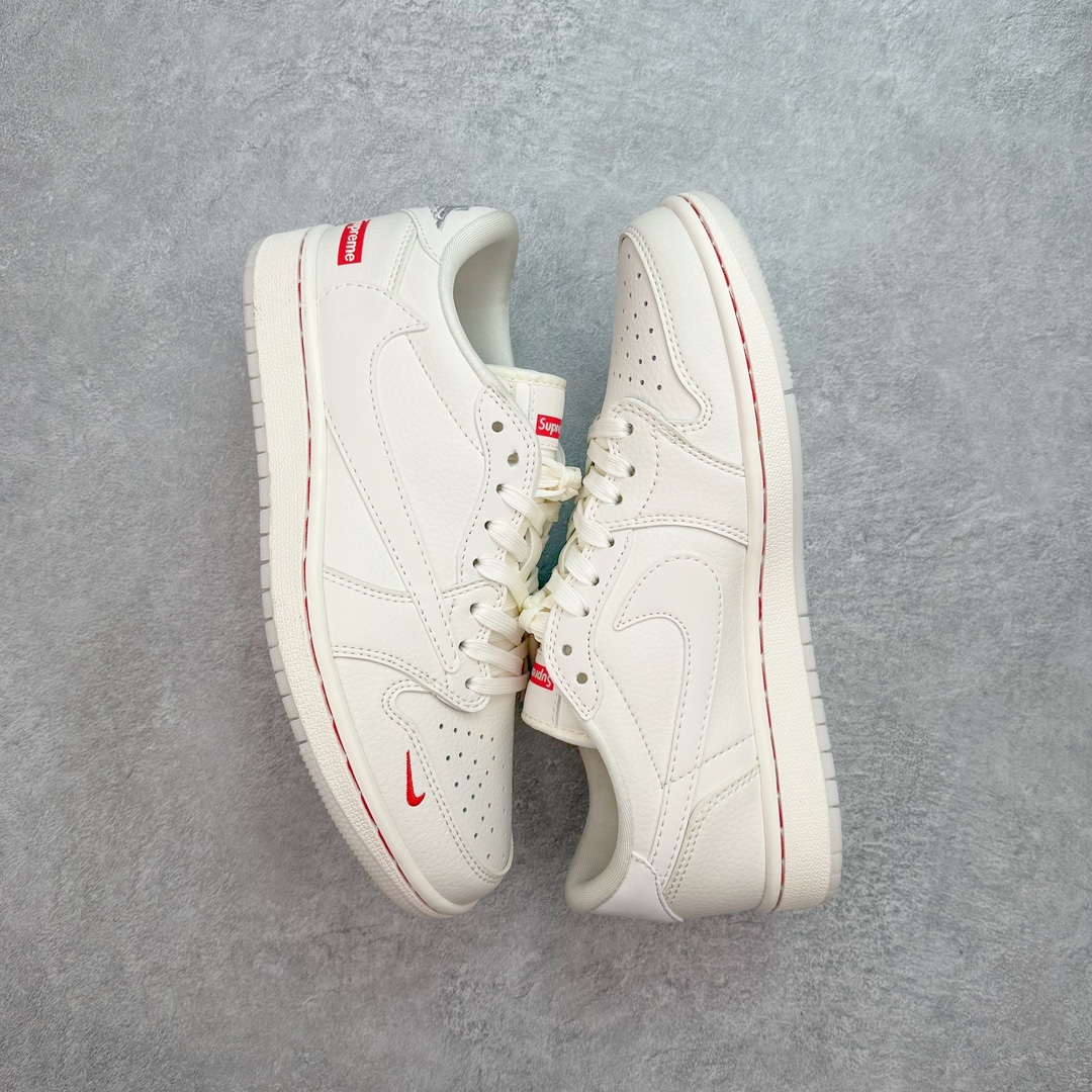 图片[3]-TS x Air Jordan AJ1 Low 倒钩低帮联名定制配色 XY2688-104 原厂内置气垫魔块 A模大底 头层小牛皮 鞋舌AJ原厂专用牛津布+AJ专用反口珍珠布+原厂无杂质高弹内里海棉+特殊封边弹力鞋带 尺码：36 36.5 37.5 38 38.5 39 40 40.5 41 42 42.5 43 44 44.5 45 46 47.5-选品中心
