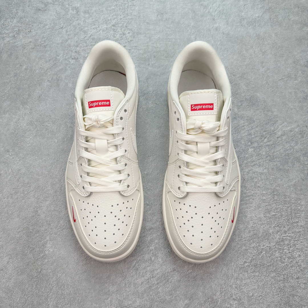 图片[2]-TS x Air Jordan AJ1 Low 倒钩低帮联名定制配色 XY2688-104 原厂内置气垫魔块 A模大底 头层小牛皮 鞋舌AJ原厂专用牛津布+AJ专用反口珍珠布+原厂无杂质高弹内里海棉+特殊封边弹力鞋带 尺码：36 36.5 37.5 38 38.5 39 40 40.5 41 42 42.5 43 44 44.5 45 46 47.5-选品中心