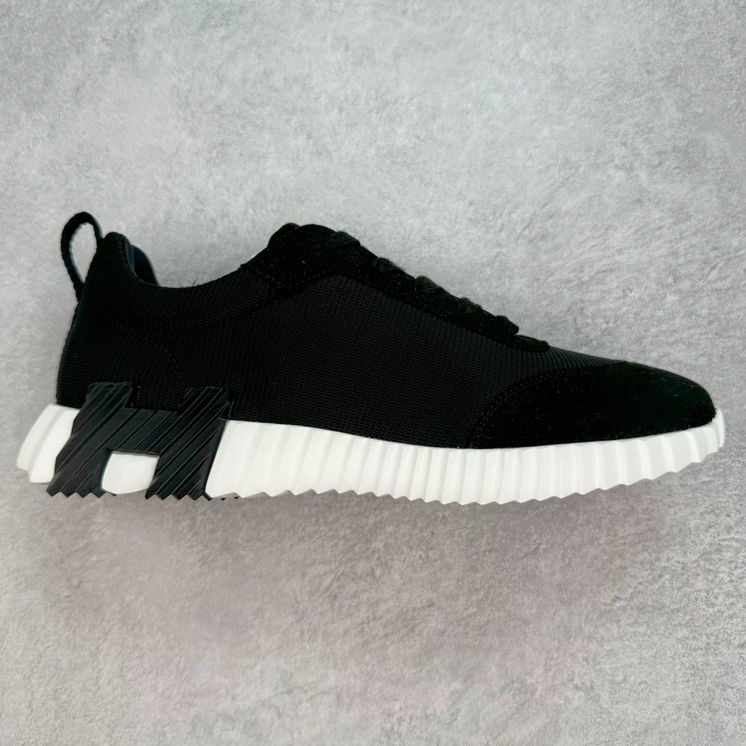 HERMES爱马仕 Bouncing 网布 羊皮 舒适轻便 系带圆头 低帮 生活休闲鞋 男款 38 39 40 41 42 43 44 45 46-选品中心