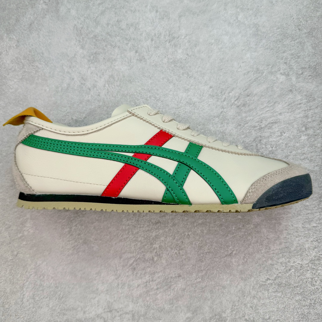 💰200 ＃MOK Asics Onitsuka Tiger MEXICO 66 亚瑟士鬼冢虎复古经典板鞋 市场最强版本 每个配色均购入原鞋校对 真正原厂头层牛皮 如假包赔 纹路、色泽、皮心颜色 质感百分百还原 海外订单工厂出品 超成熟稳定的做工品控 原装全套纸板楦头开发 原汁原味 完美呈现版型 私模正确鞋底咬花纹路 一比一鞋头弧度高度鞋身弧度 绝不口嗨 细节品控鞋型随意秒杀市面 原档咬花纹路私模大底 一个单元有六个三角形 总体形拼接呈现花瓣状 官方四联吊牌 原装Ortholite轻量化鞋垫 原盒原配 质保卡 说明书 钢印防尘纸  纸板中底带钢印 乳胶组合鞋垫 支持全方位的对比专柜 产品从款式颜色造型上体现出追求舒适和细节的完美 鞋类更是推崇手工制作的严谨与完美 融舒适性与可穿性的设计风格 注重细节的完美和别致魅力 既保持稳重 又不失轻松的时尚感 尺码：35 36 37 37.5 38 39 39.5 40 40.5 41.5 42 42.5 43.5 44 45 46 编码：by2936070-运动鞋